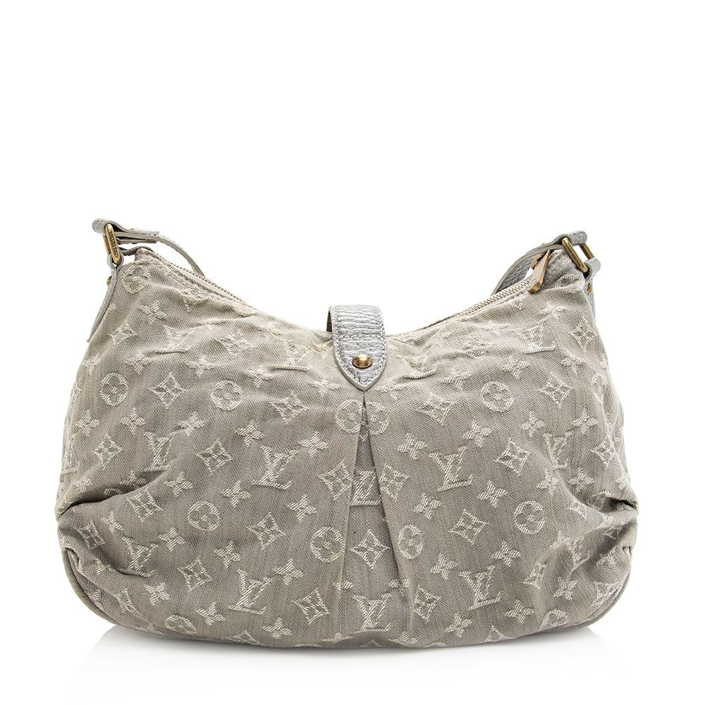 Louis Vuitton Monogram Denim Slightly Shoulder Bag (SHF-20212)