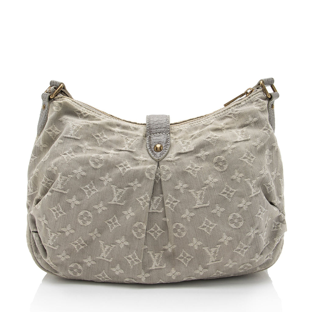 Louis Vuitton Monogram Denim Slightly Shoulder Bag (SHF-1Y05lC)