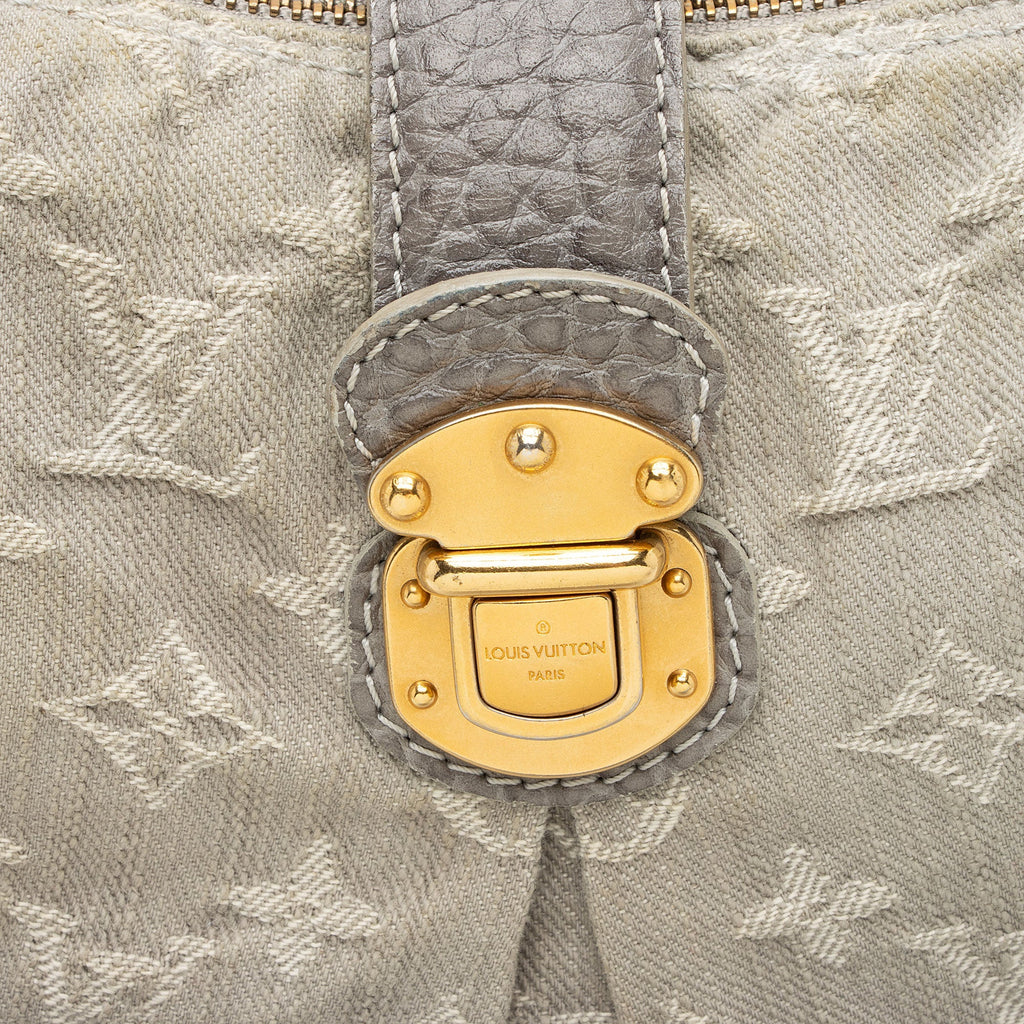 Louis Vuitton Monogram Denim Slightly Shoulder Bag (SHF-1Y05lC)