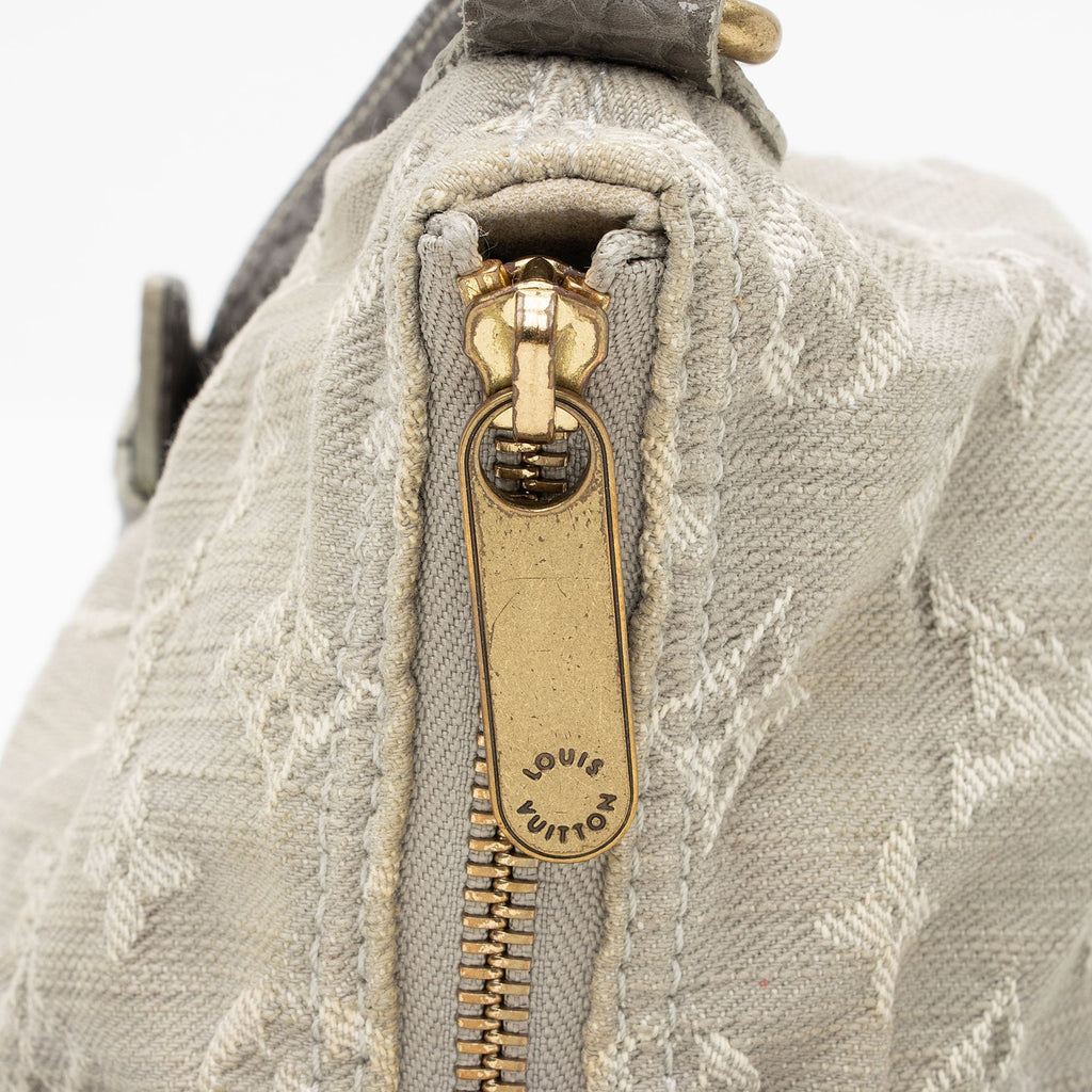 Louis Vuitton Monogram Denim Slightly Shoulder Bag (SHF-1Y05lC)
