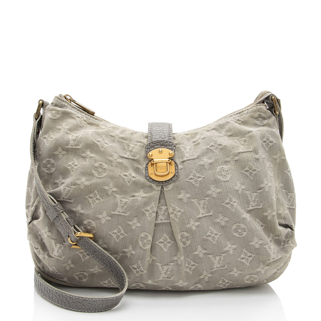 Louis Vuitton Monogram Denim Slightly Shoulder Bag (SHF-1Y05lC)
