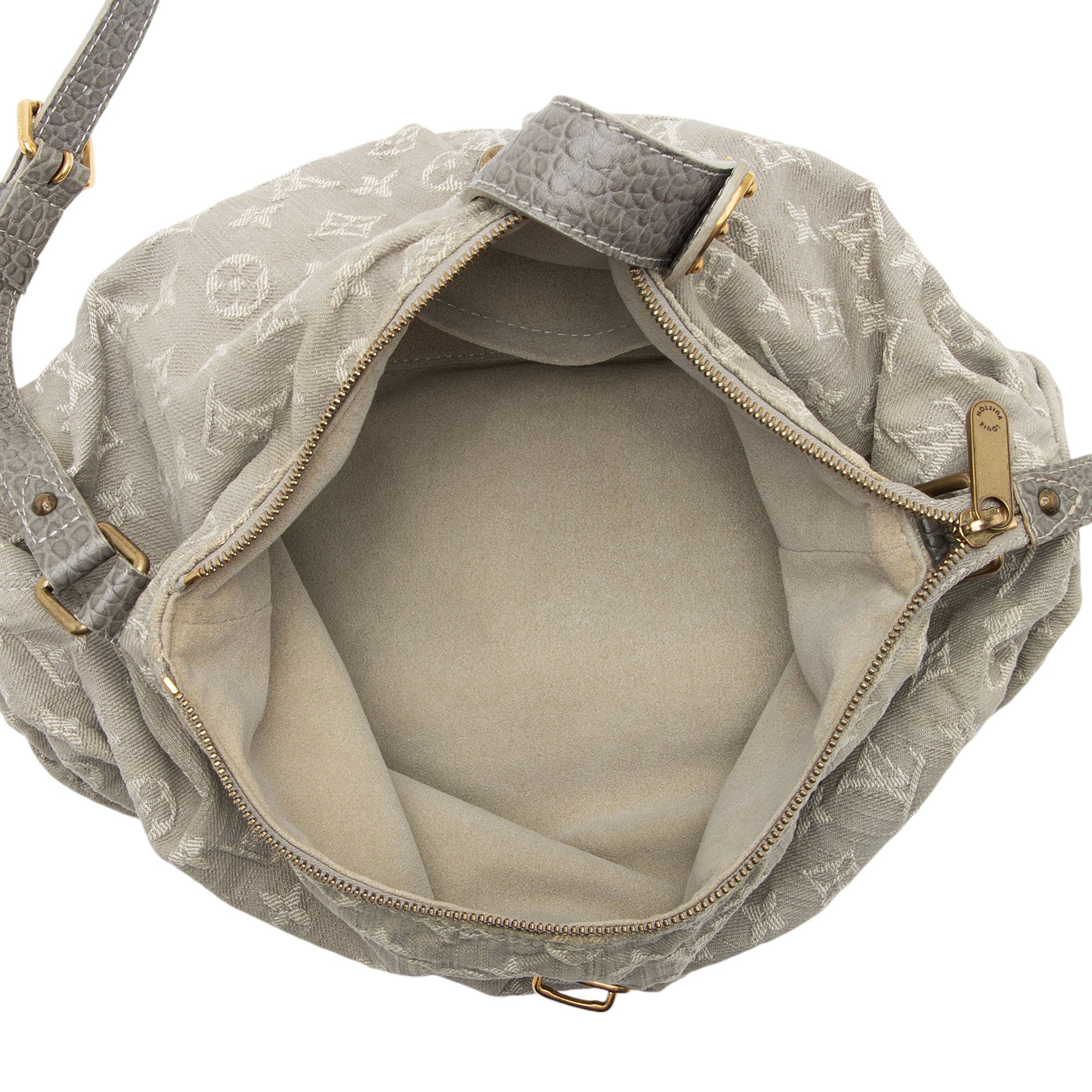 Louis Vuitton Monogram Denim Slightly Shoulder Bag (SHF-1Y05lC)