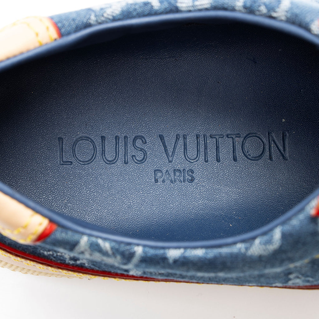 Louis Vuitton Monogram Denim Sneakers - Size 7 / 37