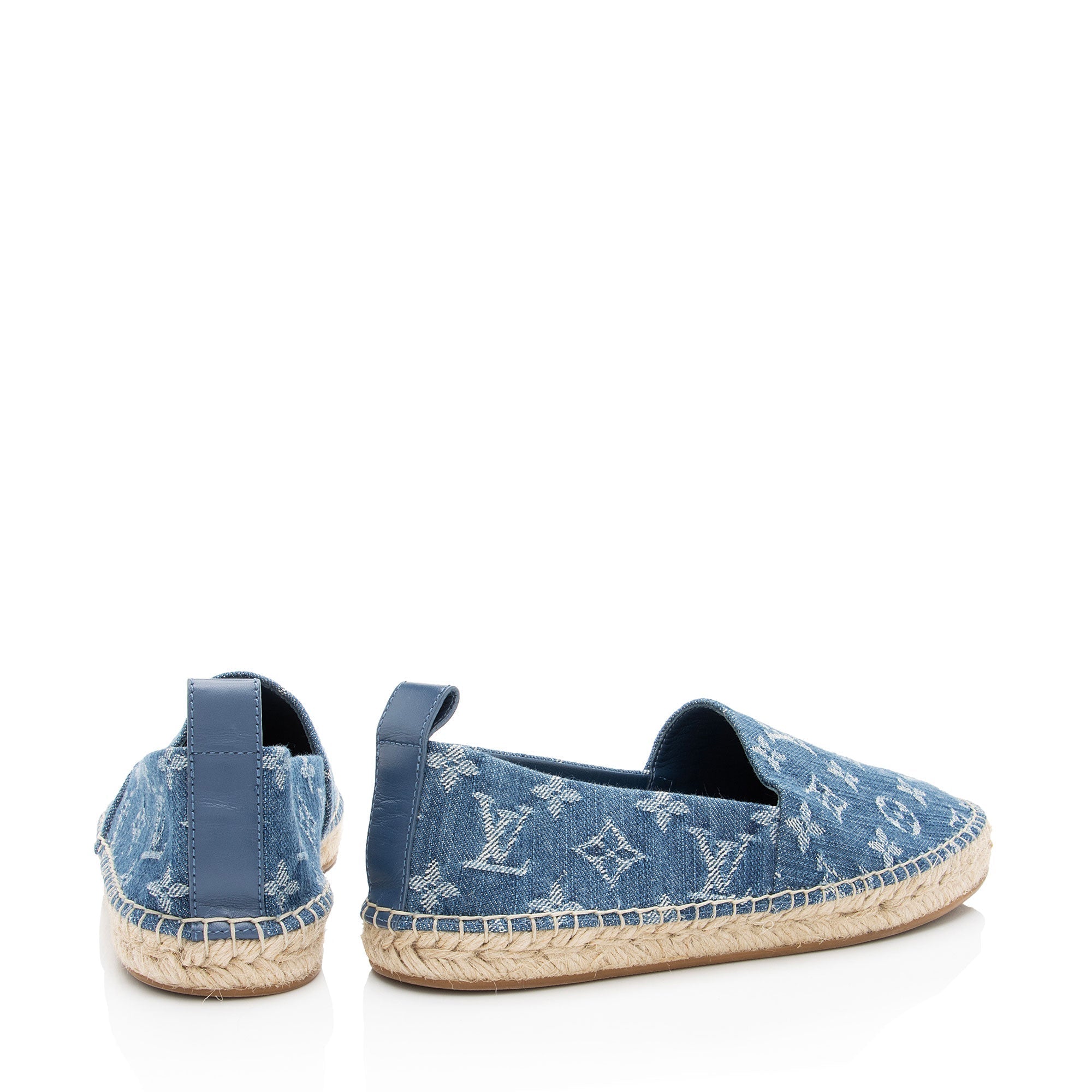 Louis Vuitton Monogram Denim Starboard Espadrilles - Size 7 / 37