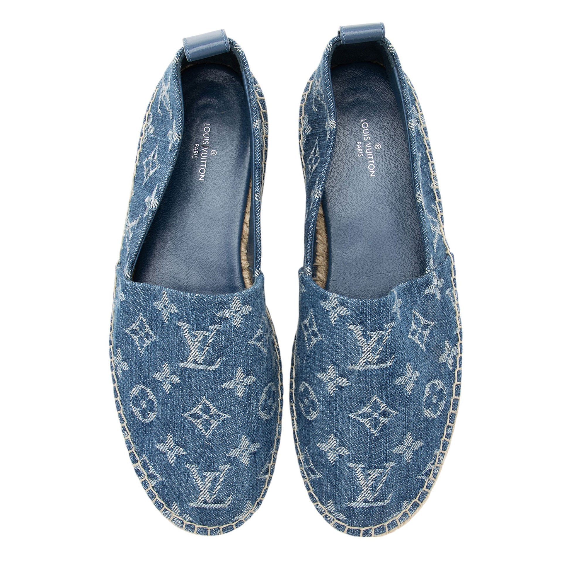 Louis Vuitton Monogram Denim Starboard Espadrilles - Size 7 / 37