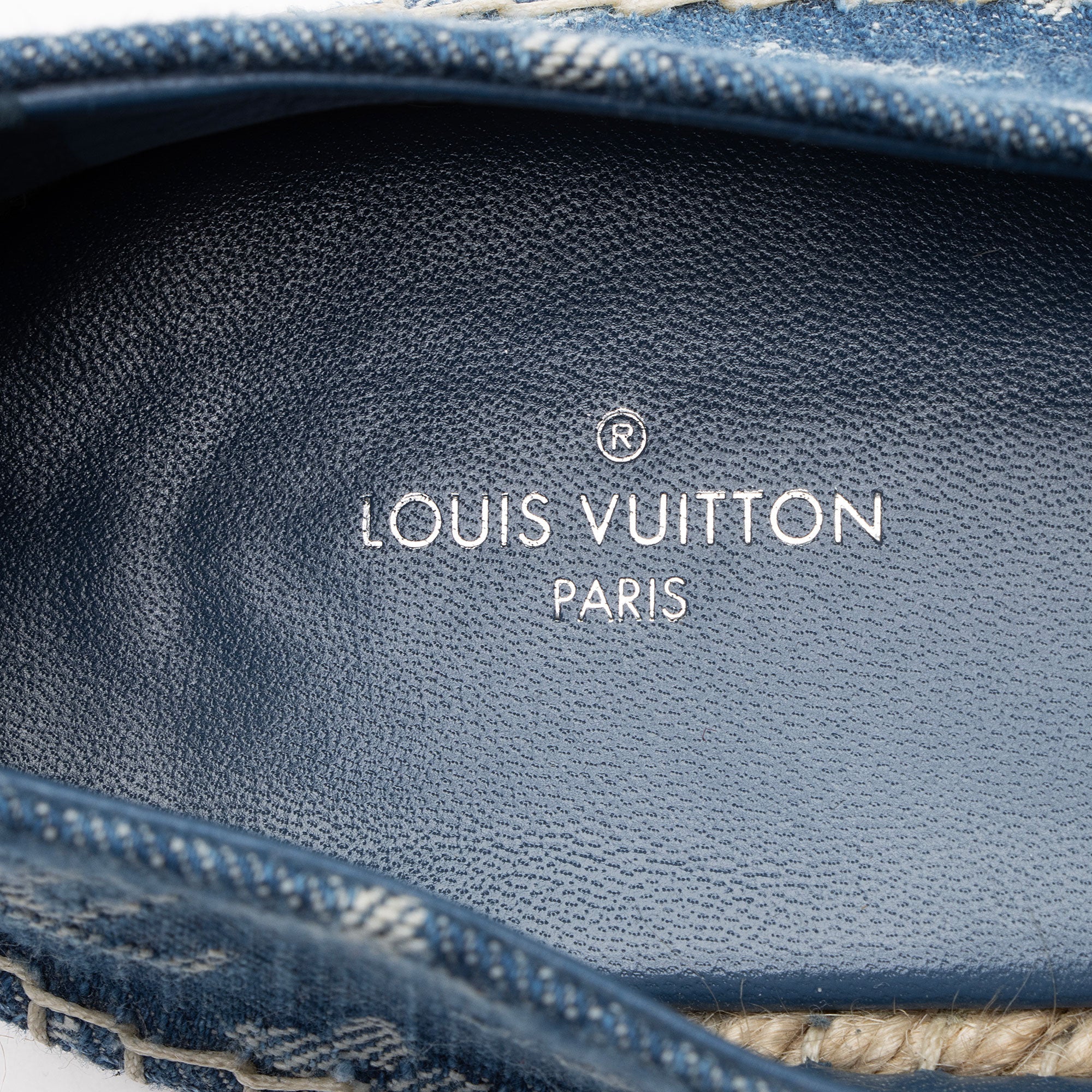 Louis Vuitton Monogram Denim Starboard Espadrilles - Size 7 / 37