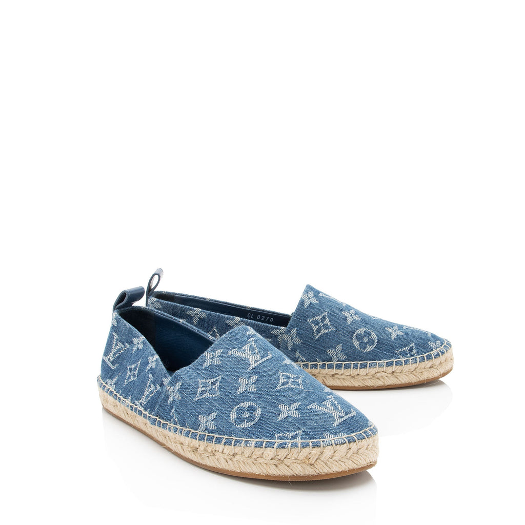 Louis Vuitton Monogram Denim Starboard Espadrilles - Size 7 / 37