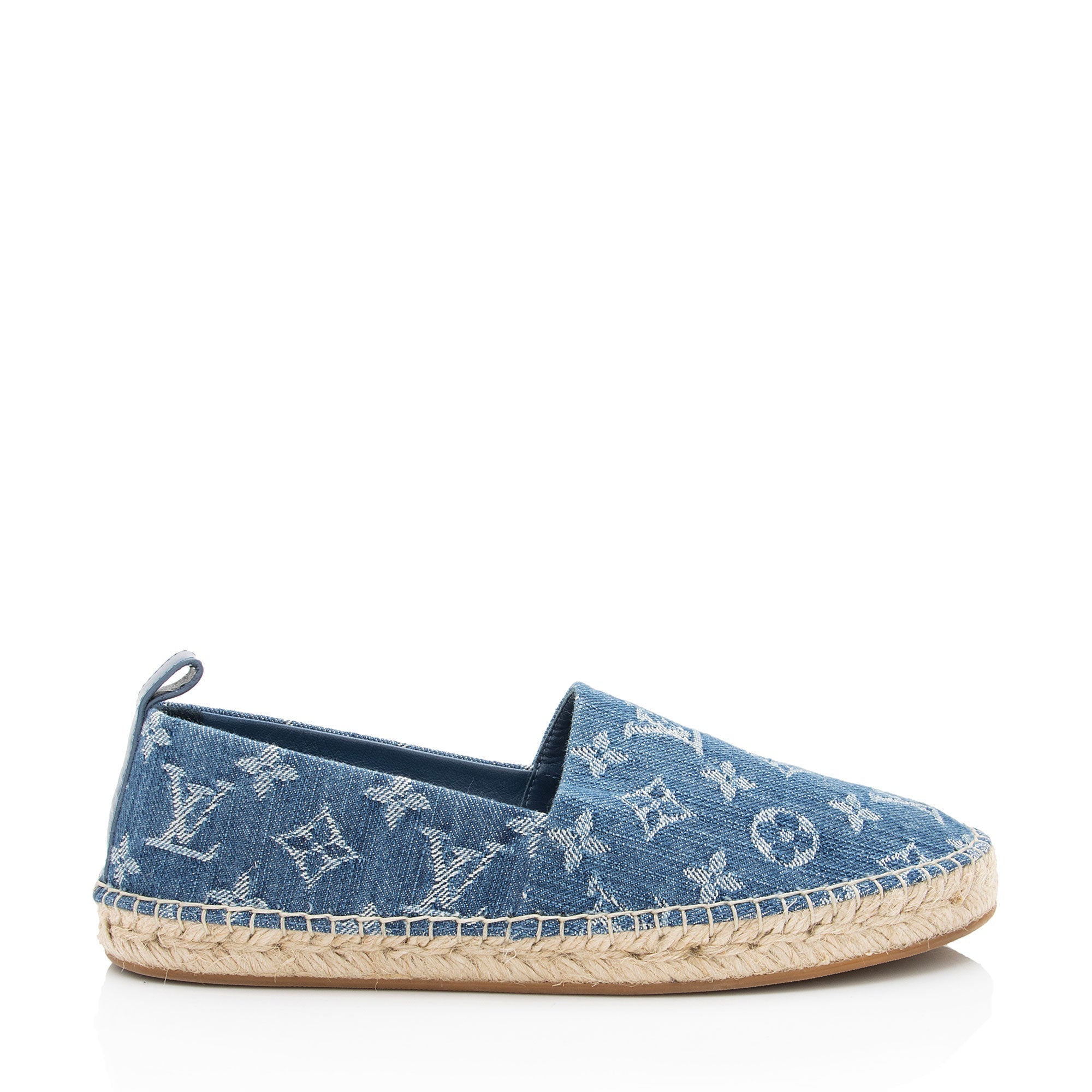 Louis Vuitton Monogram Denim Starboard Espadrilles - Size 7 / 37