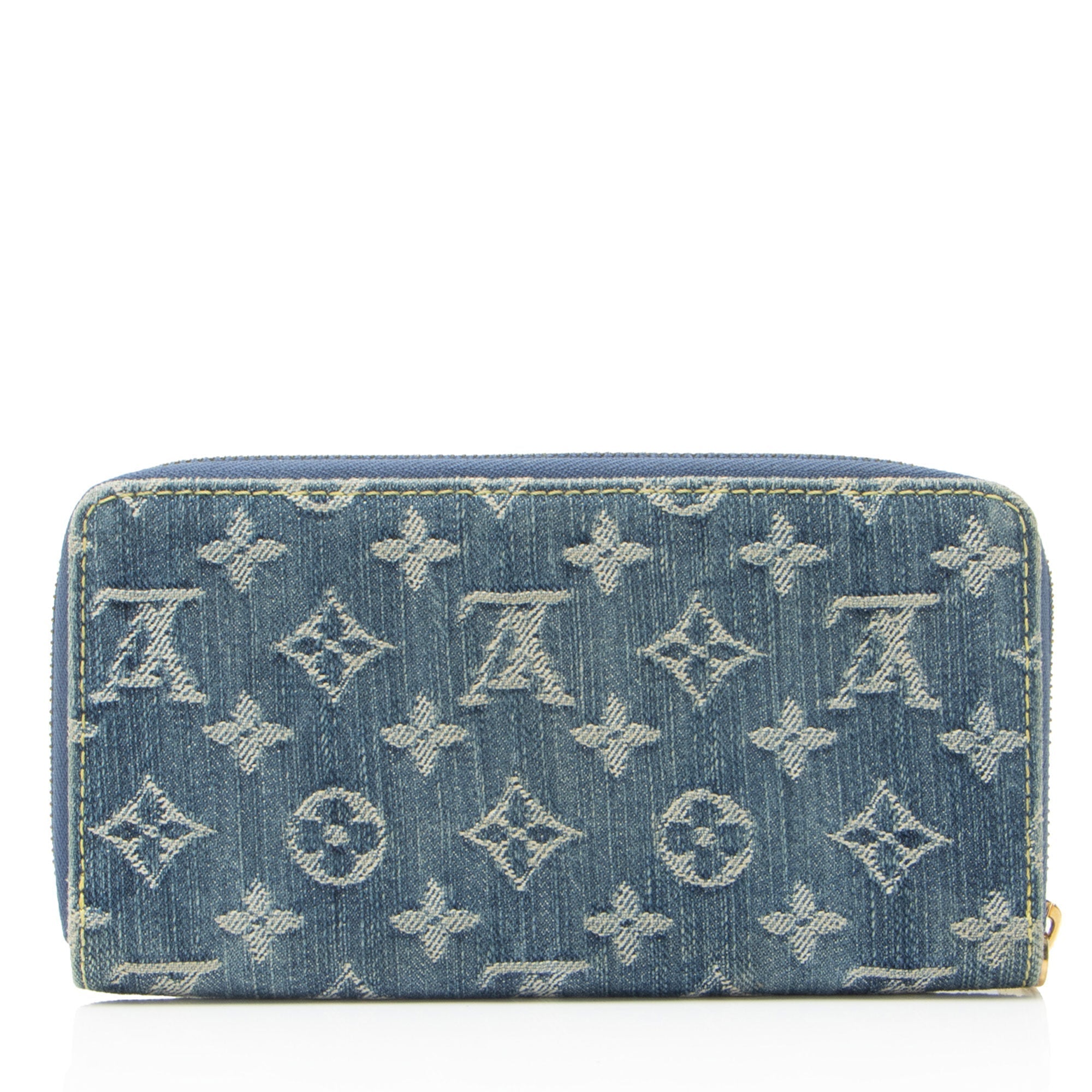 Louis Vuitton Monogram Denim Zippy Wallet