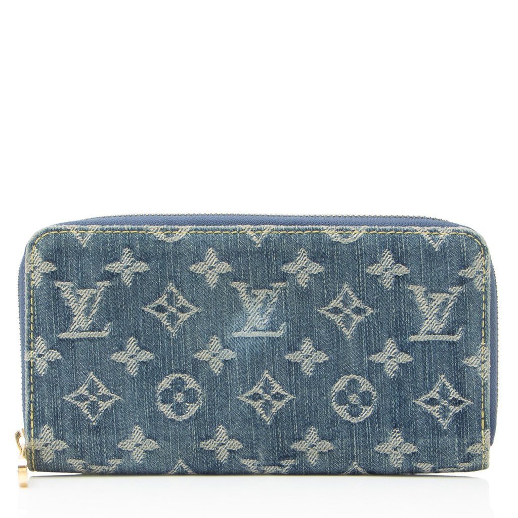 Louis Vuitton Monogram Denim Zippy Wallet