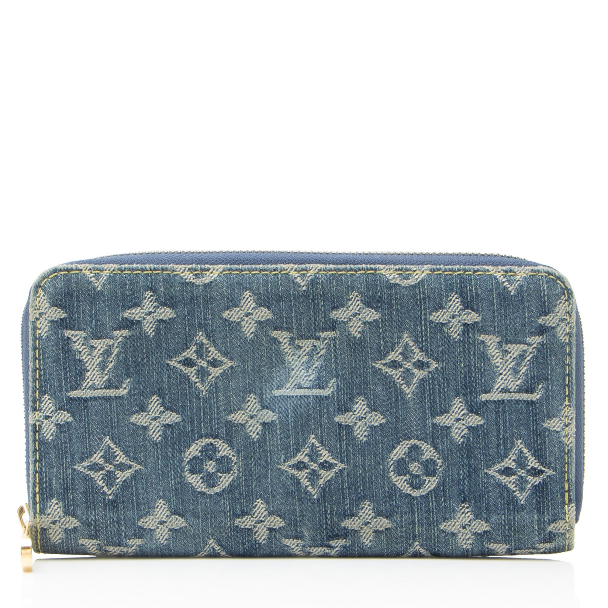 Louis Vuitton Monogram Denim Zippy Wallet