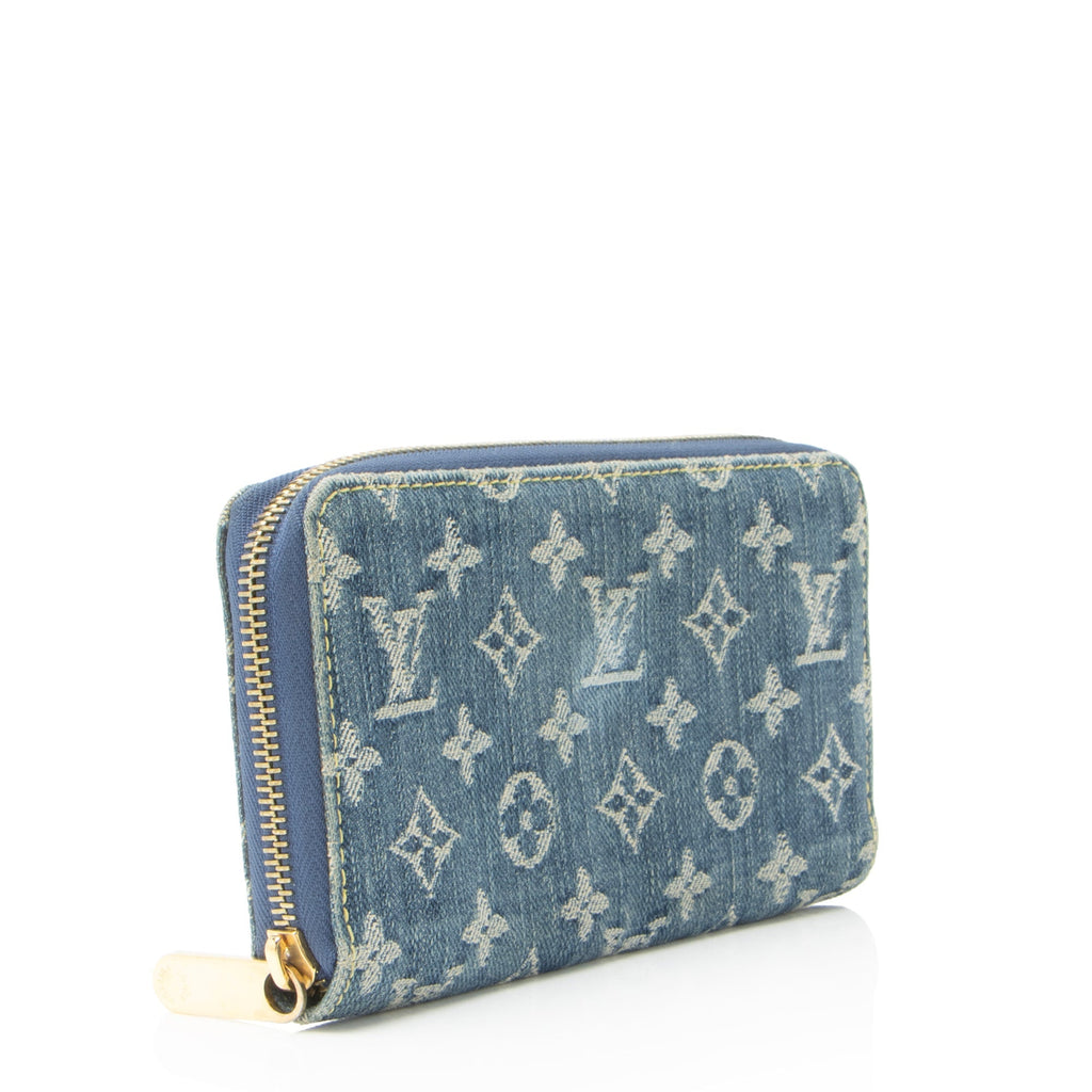 Louis Vuitton Monogram Denim Zippy Wallet
