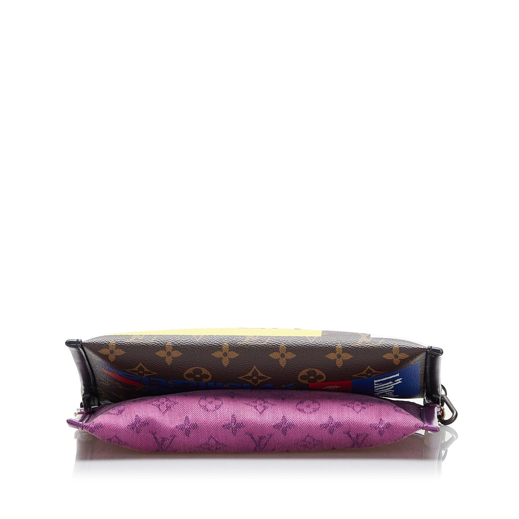 Louis Vuitton Monogram Double Flat Messenger (SHG-gNIeGV)