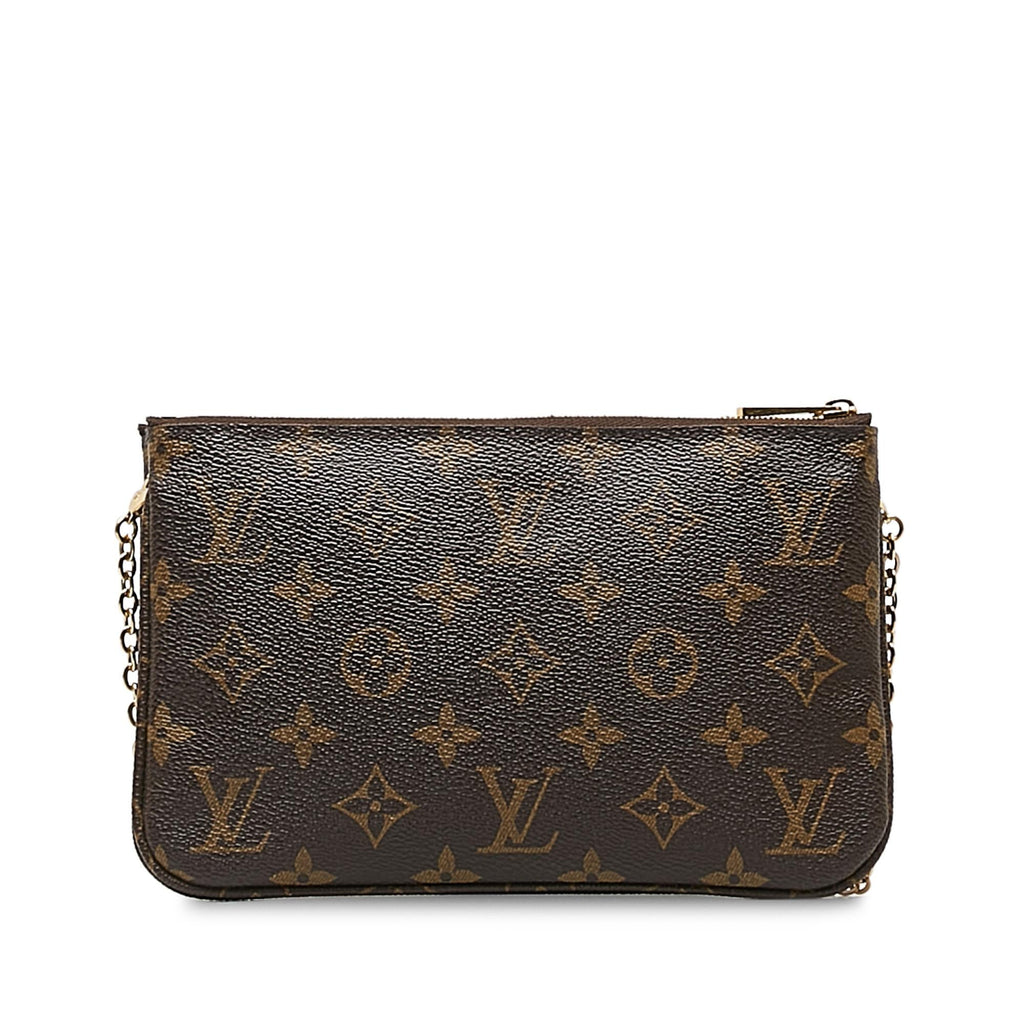 Louis Vuitton Monogram Double Zip Pochette Illustre Vivienne Shanghai (SHG-w5QTIp)