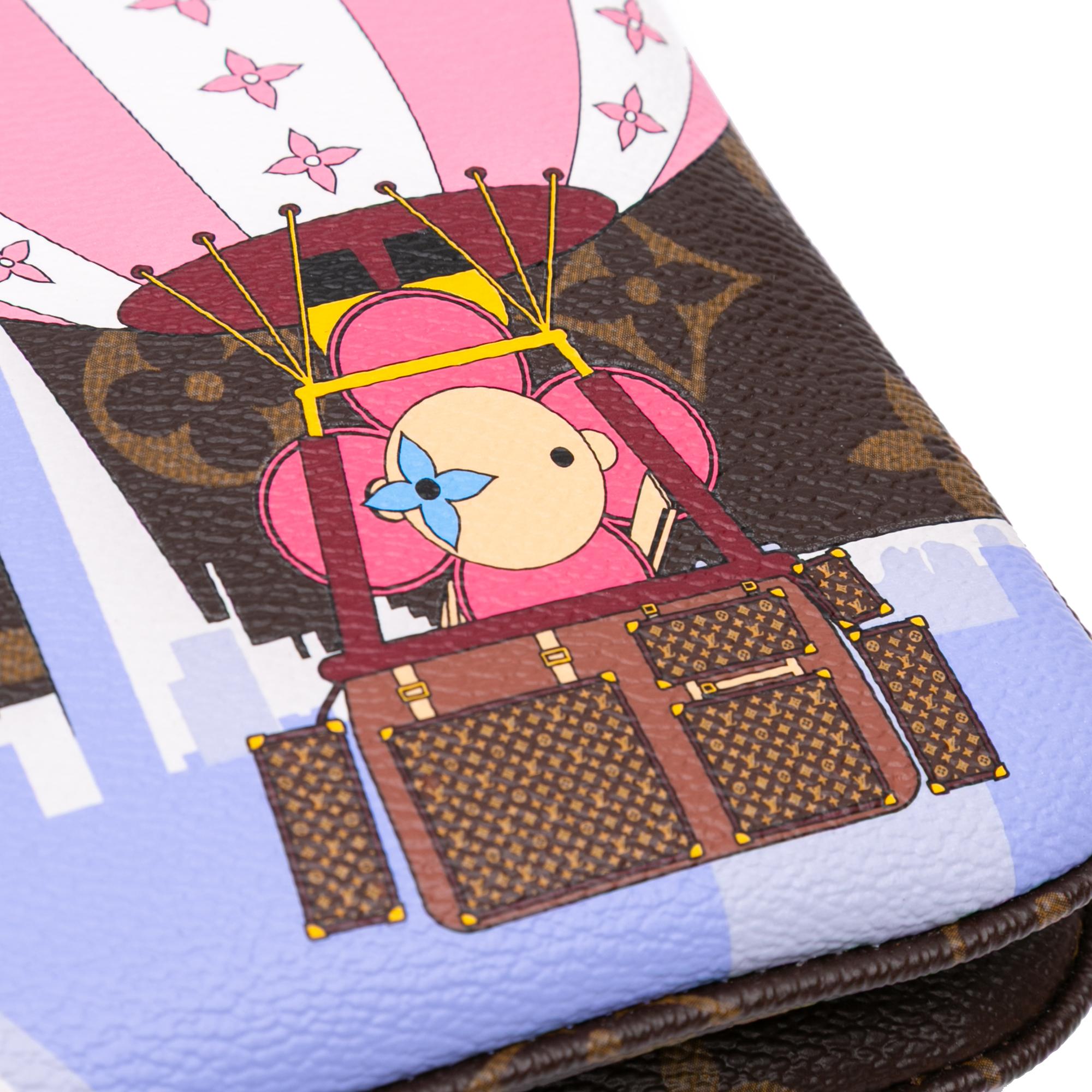 Louis Vuitton Monogram Double Zip Pochette Illustre Vivienne Shanghai