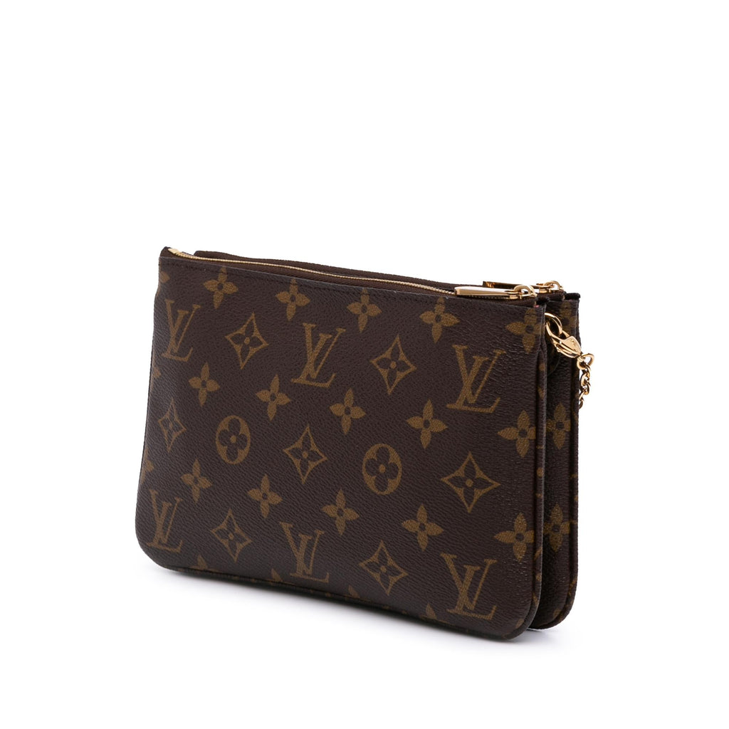 Louis Vuitton Monogram Double Zip Pochette Illustre Vivienne Shanghai