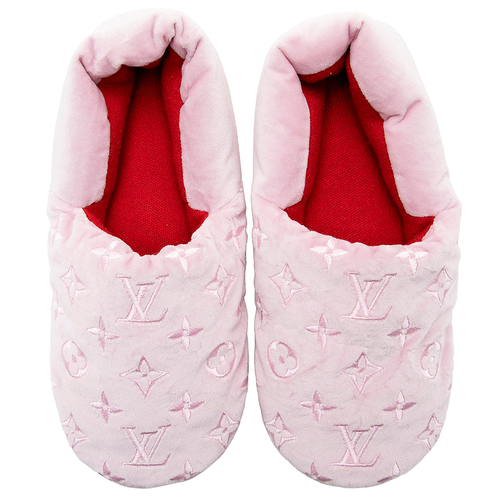 Louis Vuitton Monogram Dreamy Slippers - Size 6 / 36 (SHF-19329)