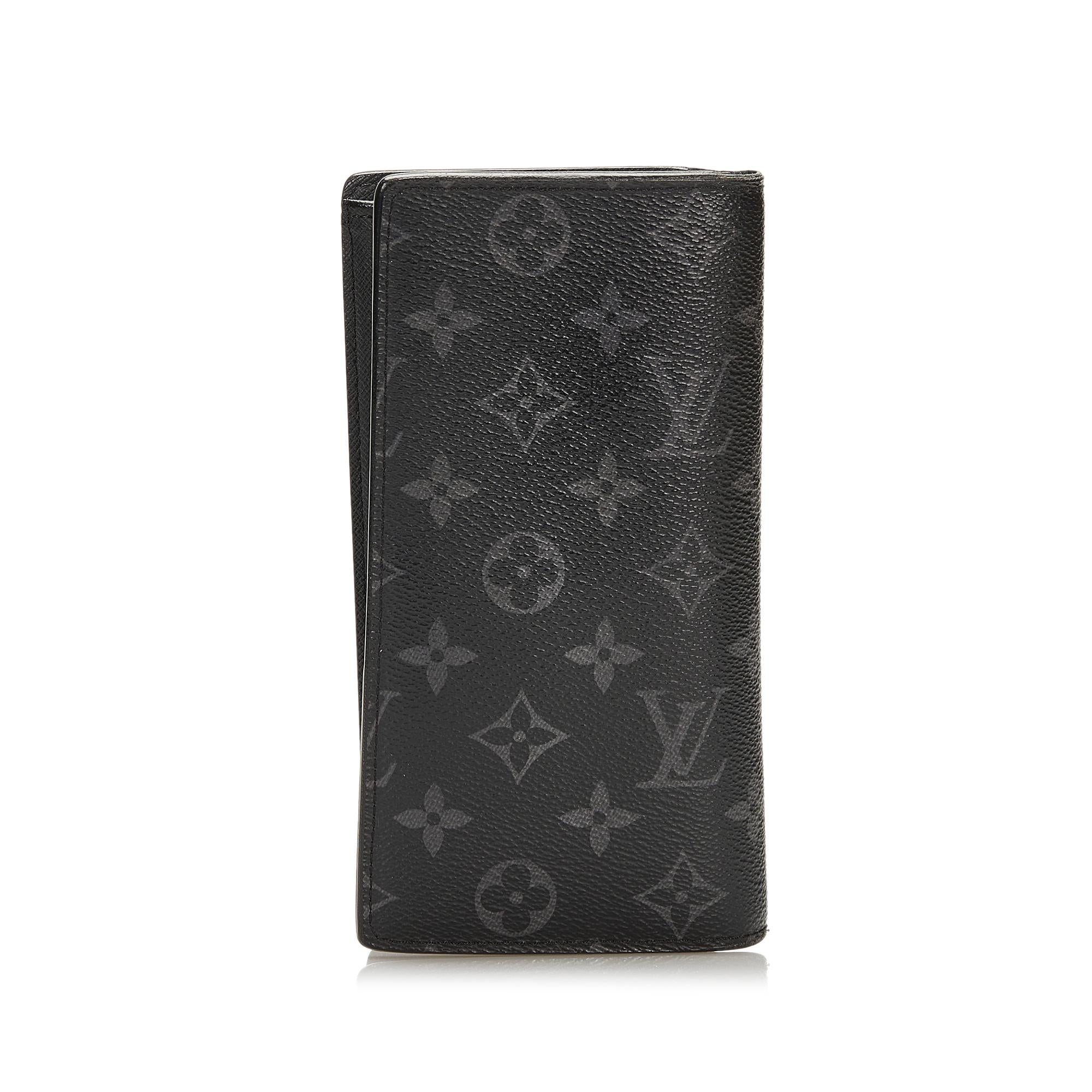 Louis Vuitton Monogram Eclipse Brazza (SHG-36518)