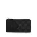 Louis Vuitton Monogram Eclipse Coin Card Holder (SHG-rqwq6j)