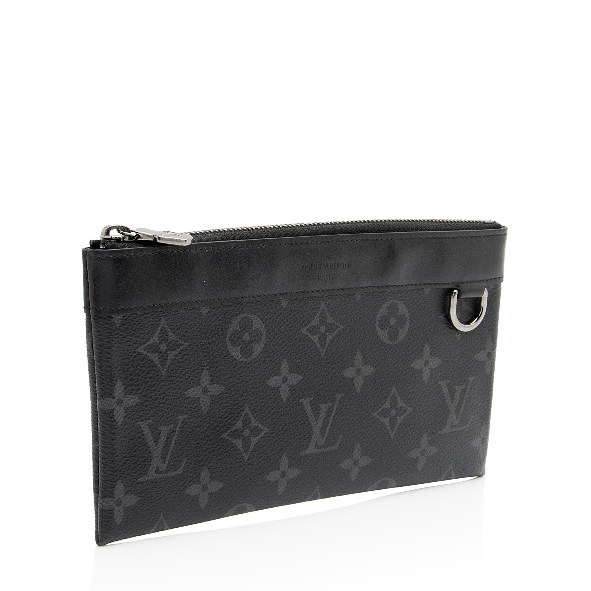 Louis Vuitton Monogram Eclipse Discovery PM Pochette (SHF-ZnpcOA)