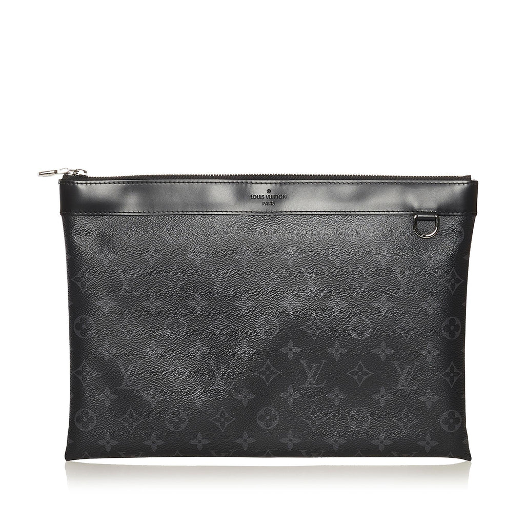 Louis Vuitton Monogram Eclipse Discovery Pochette GM (SHG-37297)