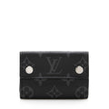 Louis Vuitton Monogram Eclipse Discovery Tri-Fold Compact Wallet (SHF-22959)
