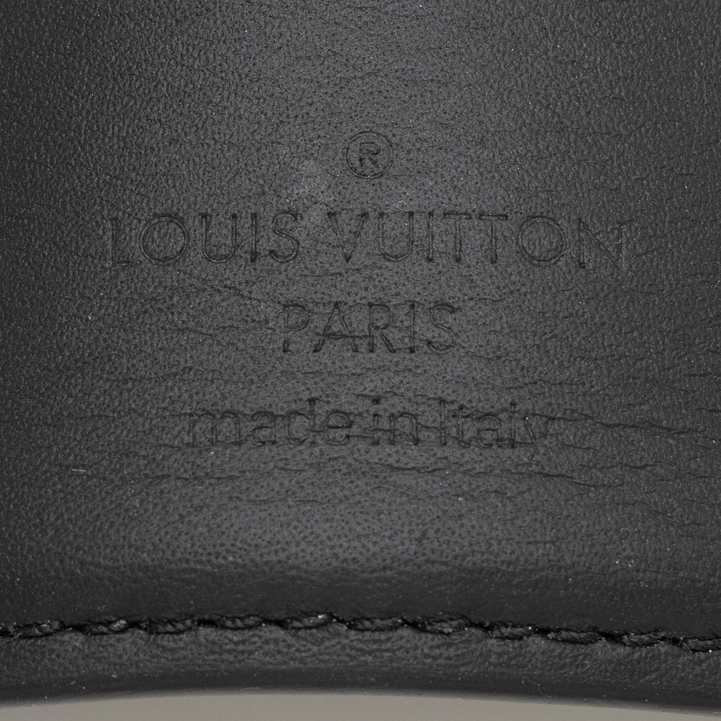 Louis Vuitton Monogram Eclipse Discovery Tri-Fold Compact Wallet (SHF-22959)