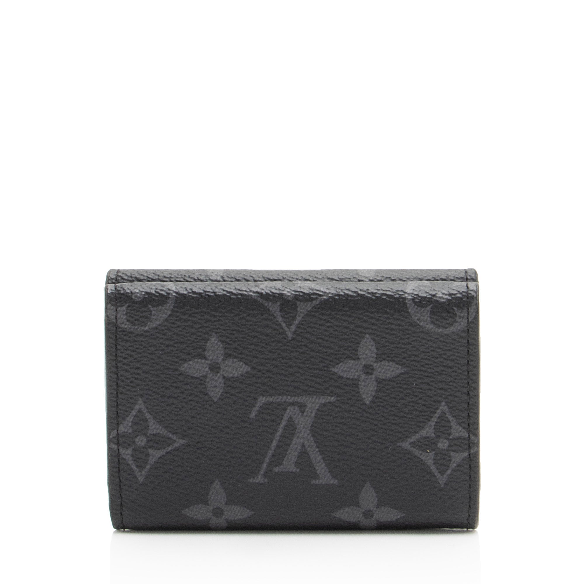 Louis Vuitton Monogram Eclipse Discovery Trifold Compact Wallet