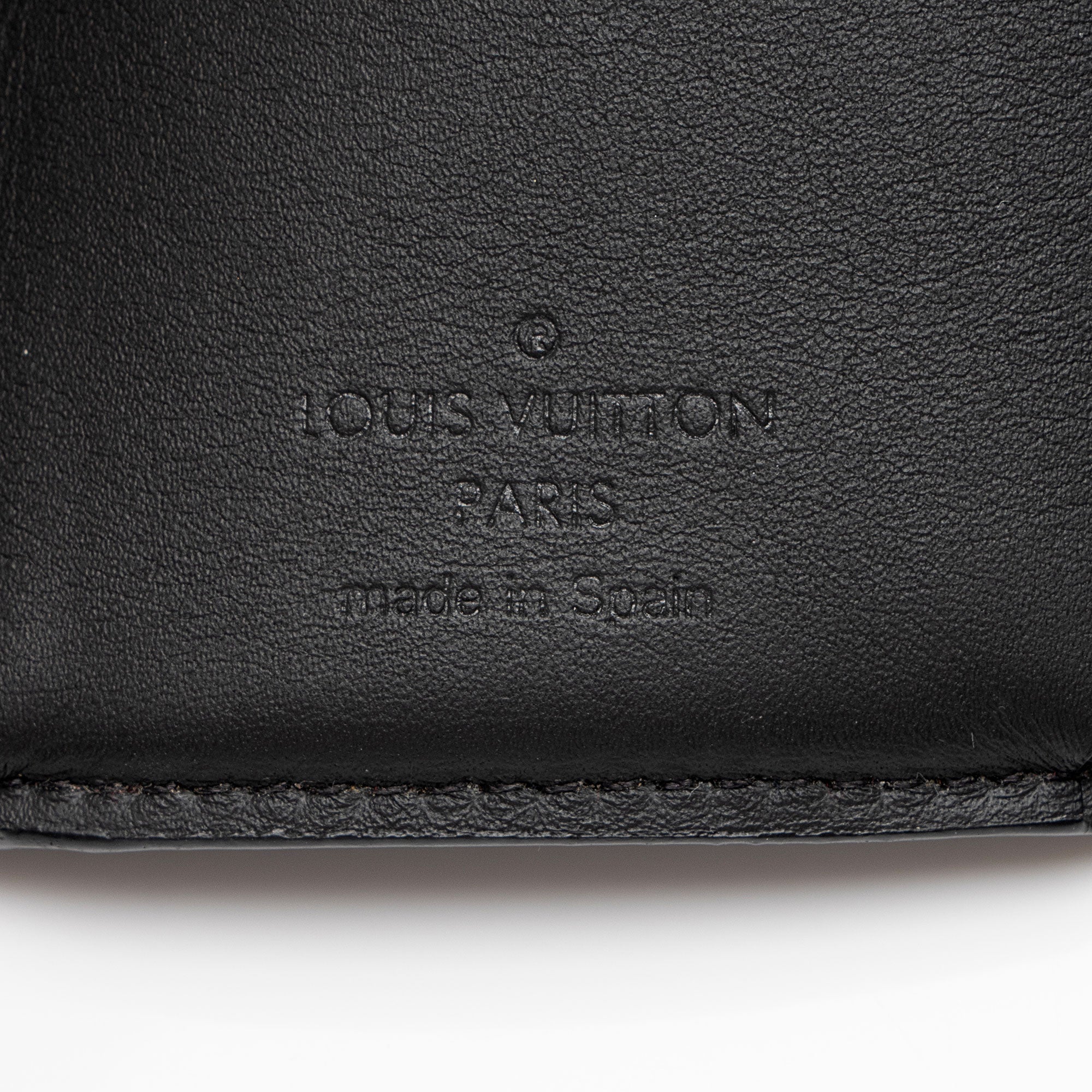 Louis Vuitton Monogram Eclipse Discovery Trifold Compact Wallet