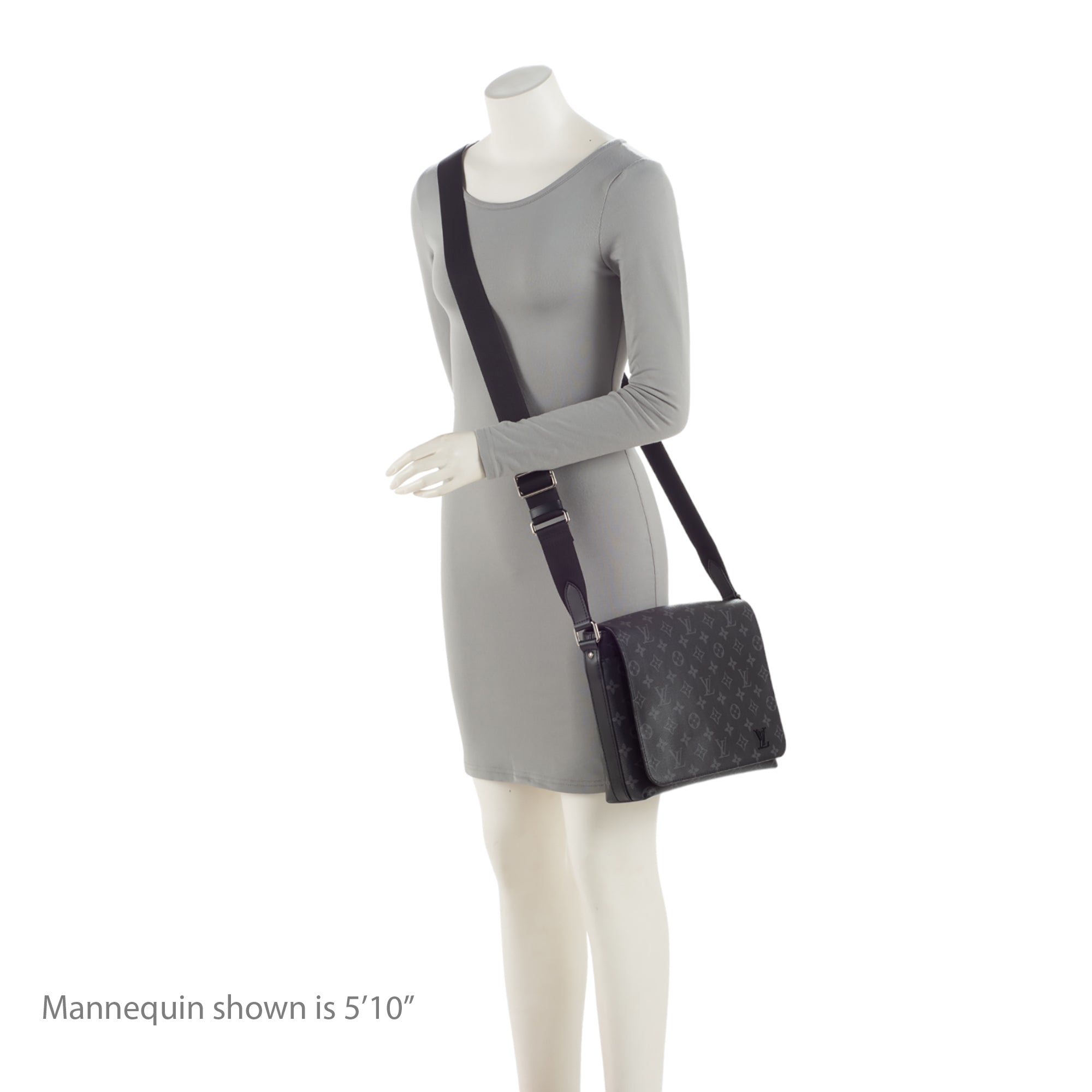 Louis Vuitton Monogram Eclipse District PM Messenger (SHF-vwUUWv)