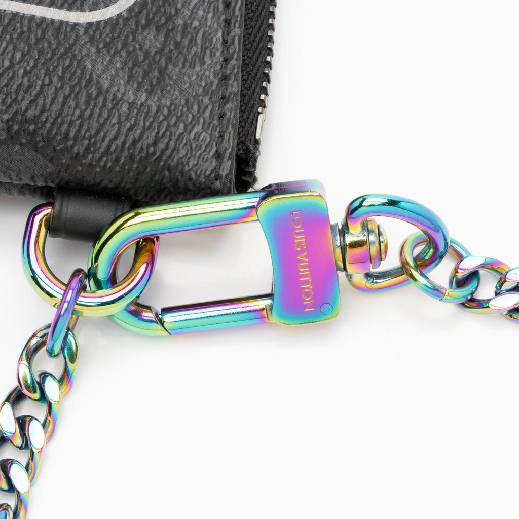 Louis Vuitton Monogram Eclipse Flash Fragment Pouch