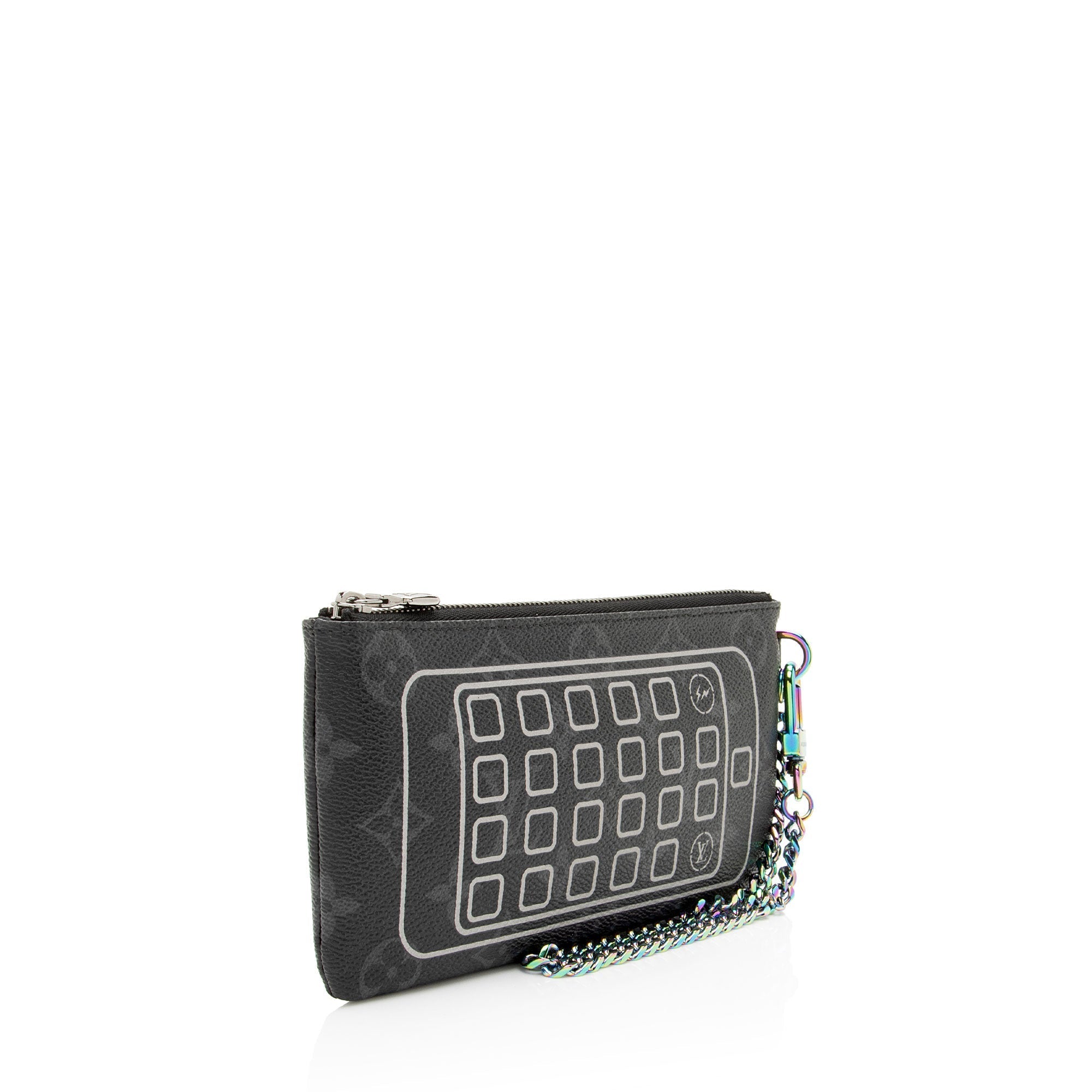 Louis Vuitton Monogram Eclipse Flash Fragment Pouch