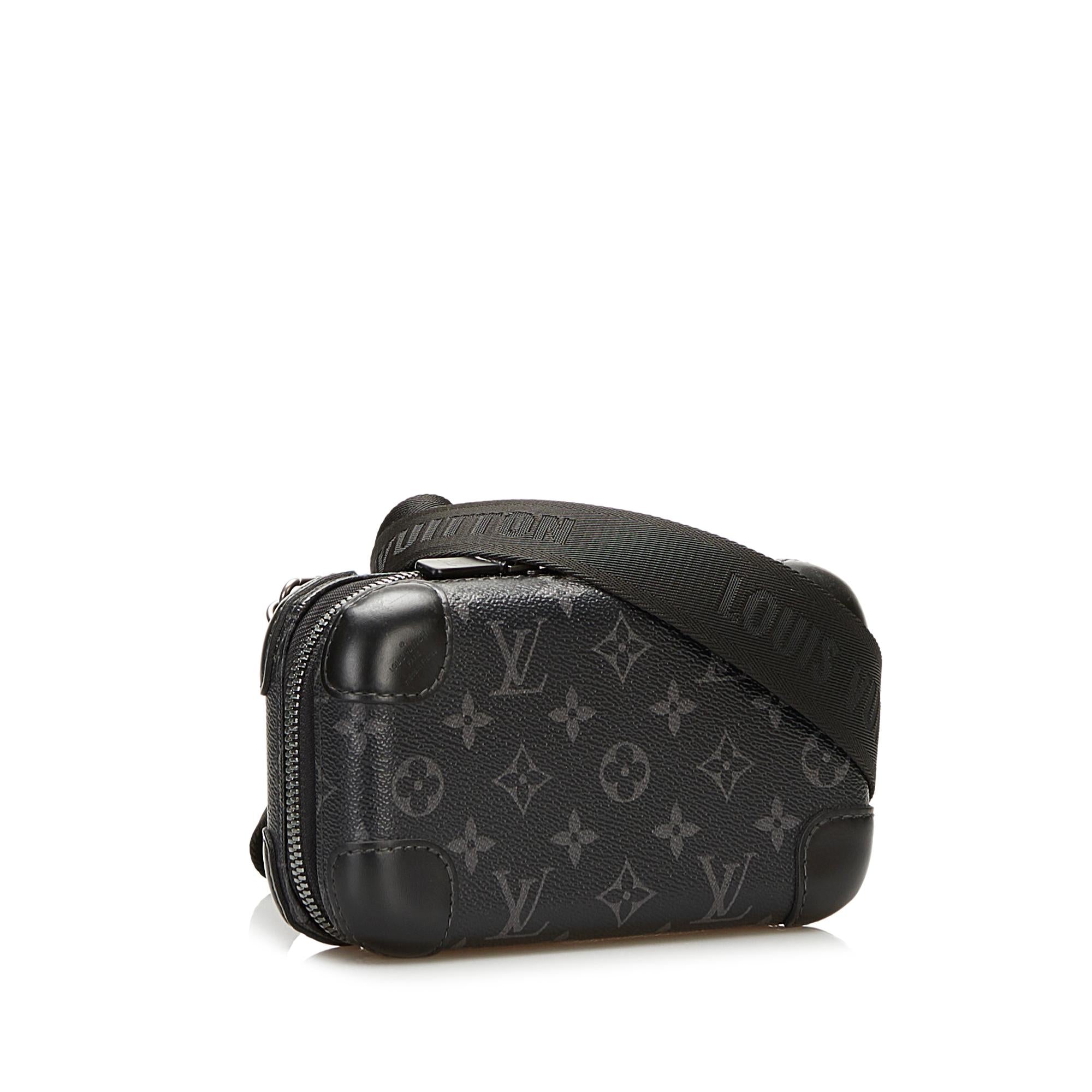 Louis Vuitton Monogram Eclipse Horizon Belt Bag (SHG-kWCRhb)