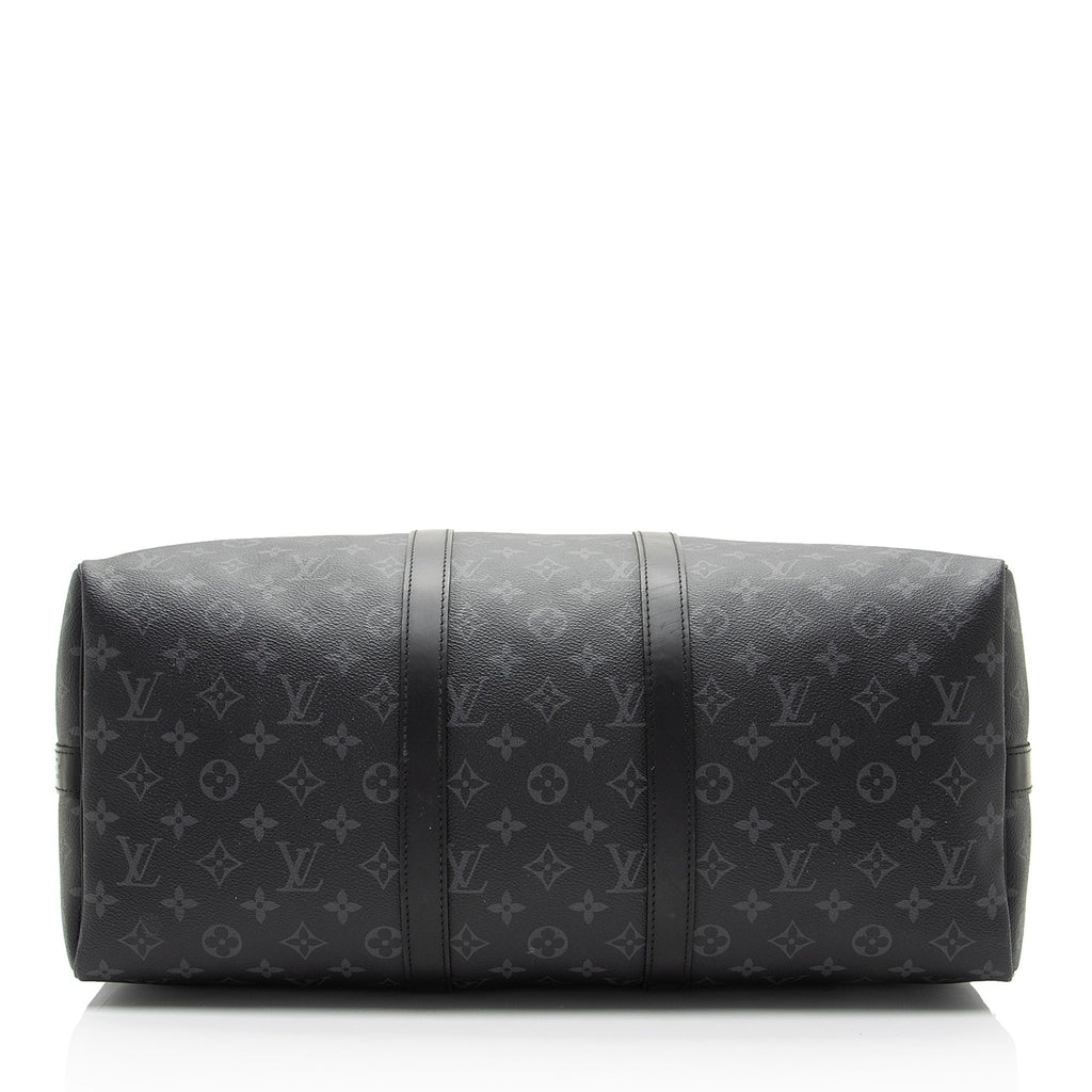 Louis Vuitton Monogram Eclipse Keepall Bandouliere 45 Duffle