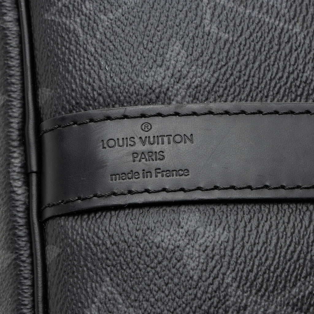 Louis Vuitton Monogram Eclipse Keepall Bandouliere 45 Duffle