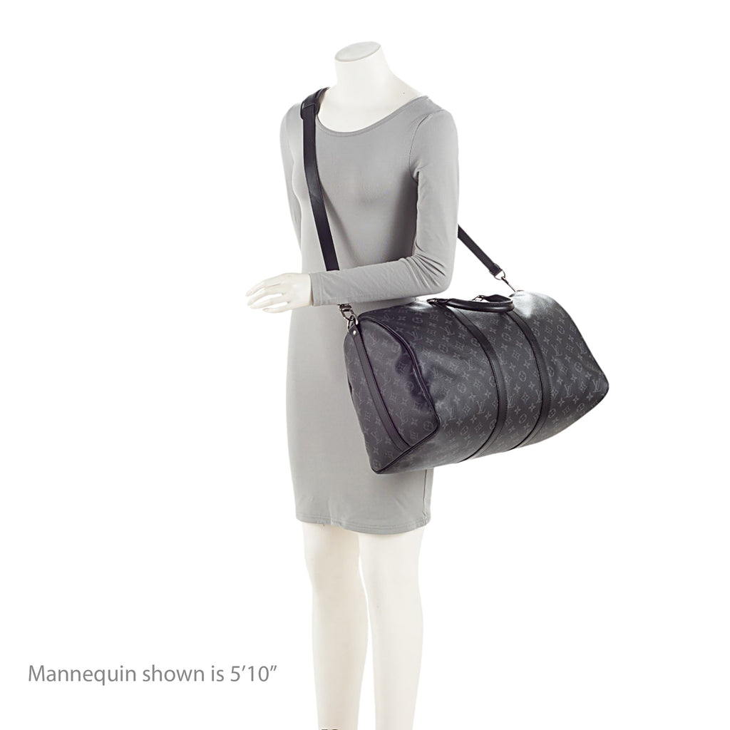 Louis Vuitton Monogram Eclipse Keepall Bandouliere 45 Duffle