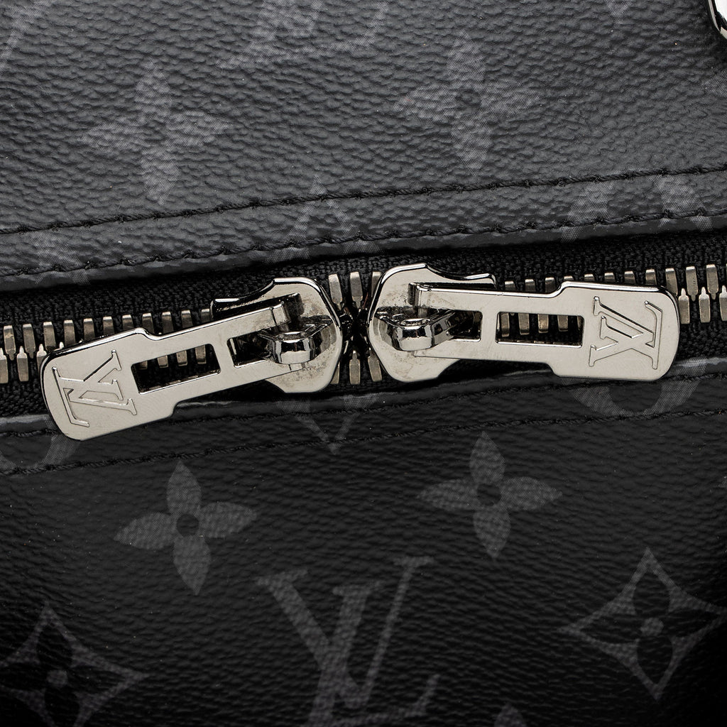 Louis Vuitton Monogram Eclipse Keepall 55 Bandouliere Duffle Bag (SHF-34JbTV)