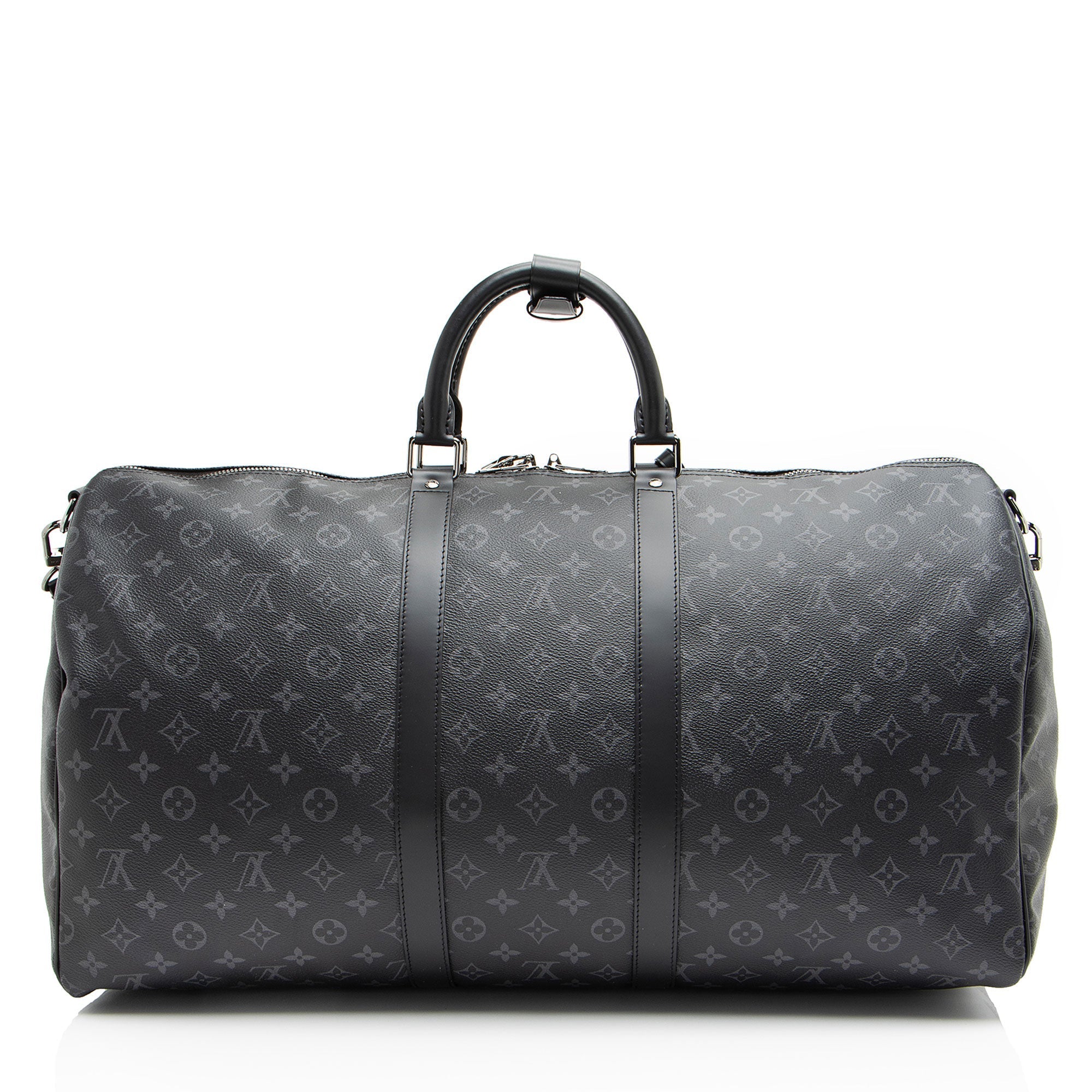 Louis Vuitton Monogram Eclipse Keepall Bandouliere 55 Duffle