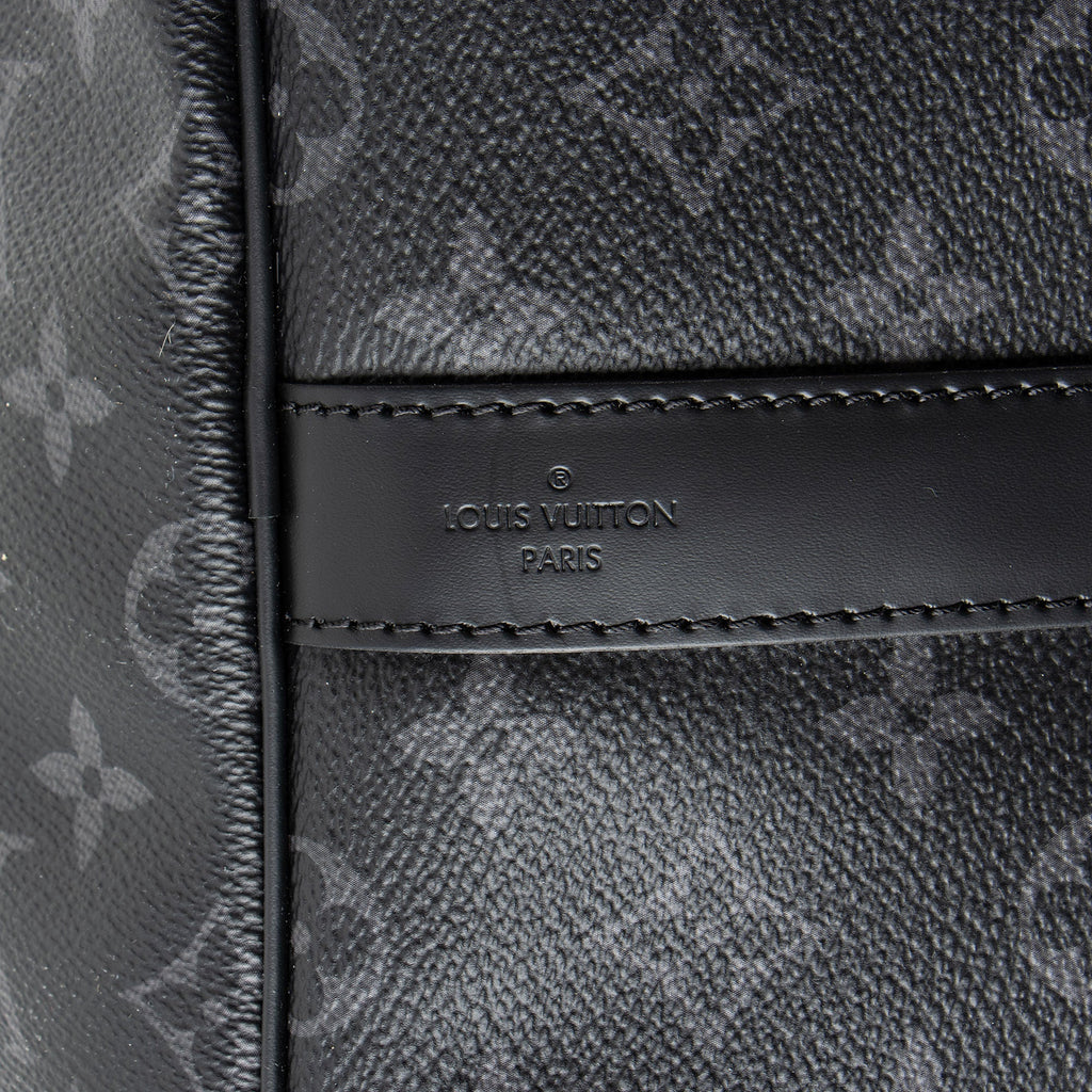 Louis Vuitton Monogram Eclipse Keepall Bandouliere 55 Duffle
