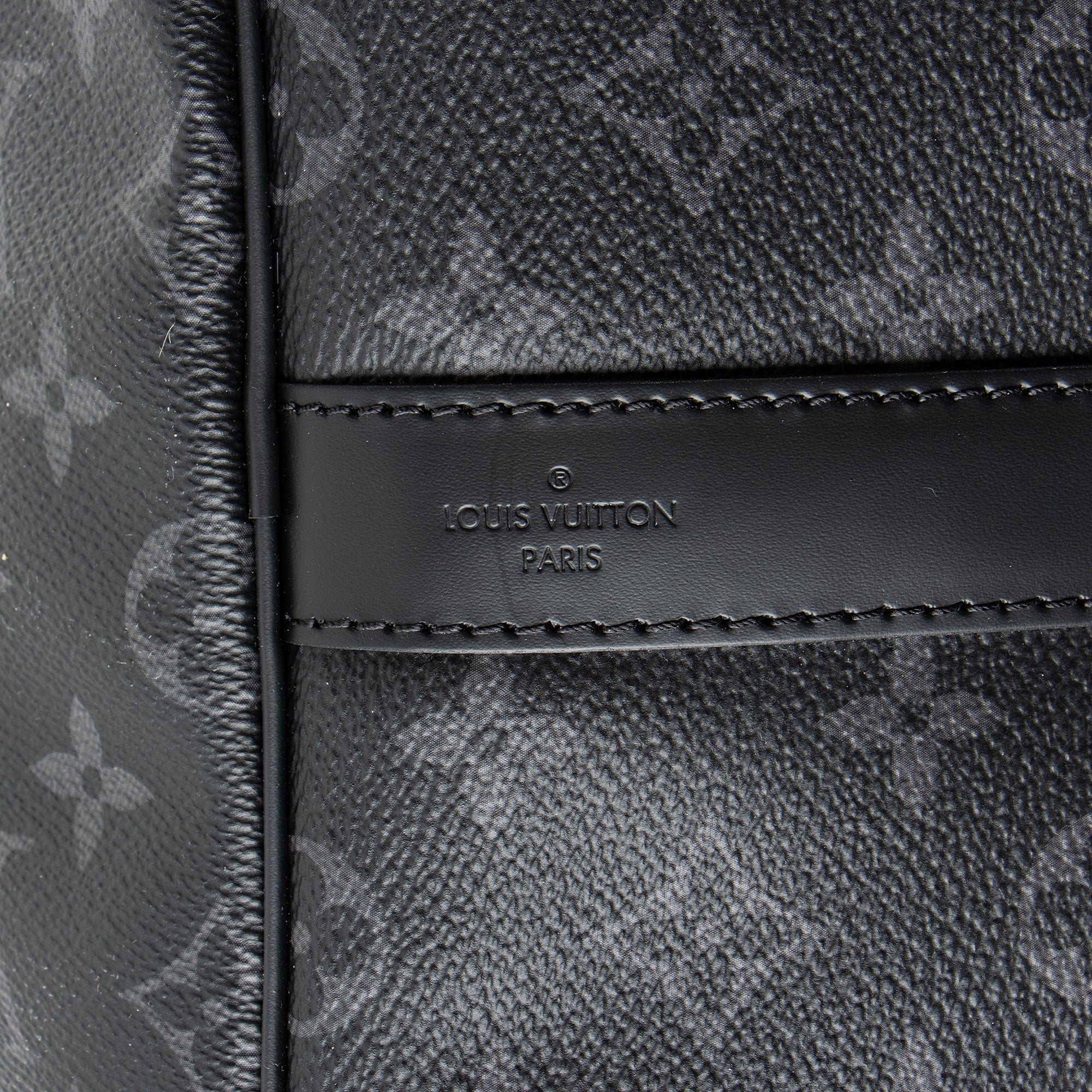 Louis Vuitton Monogram Eclipse Keepall Bandouliere 55 Duffle