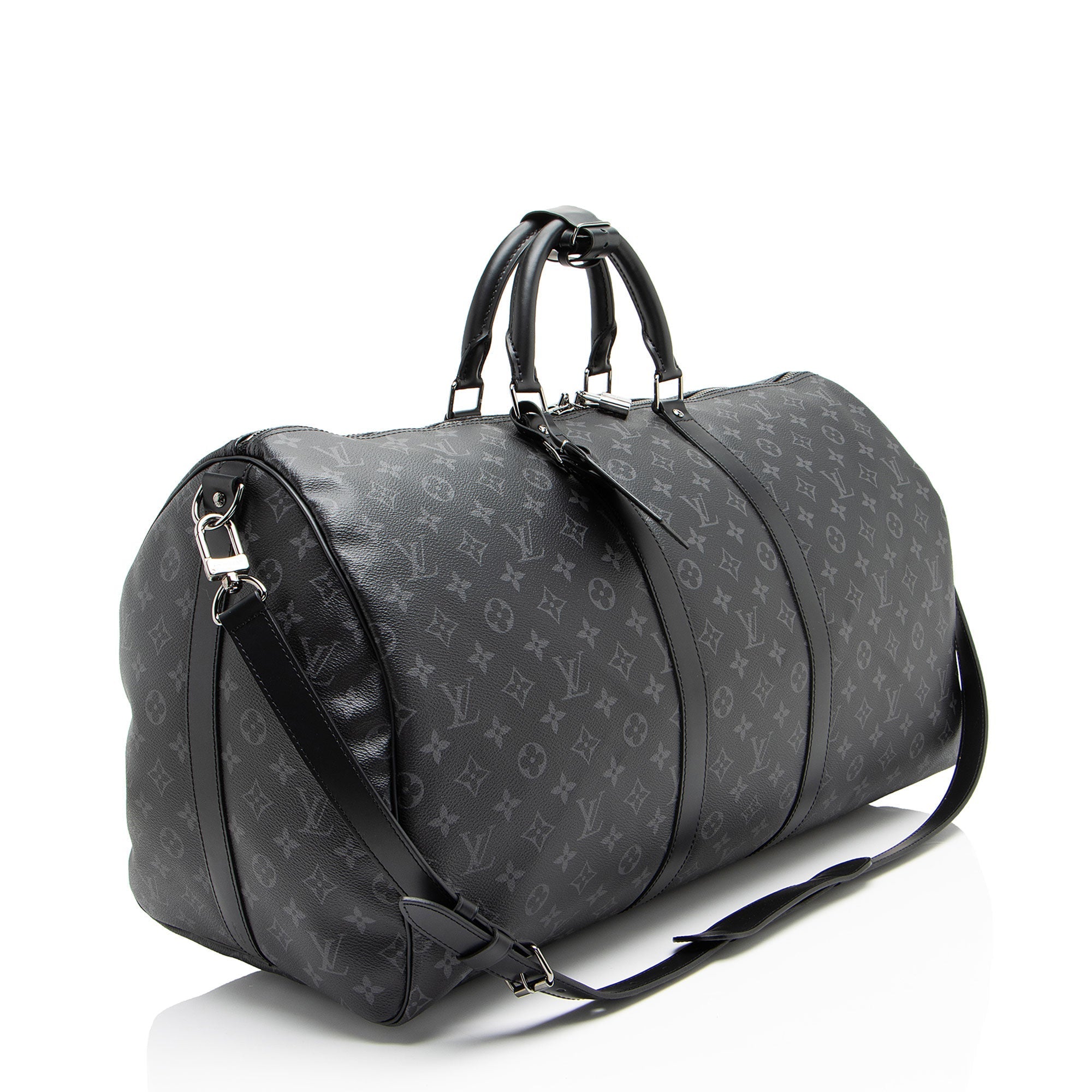 Louis Vuitton Monogram Eclipse Keepall Bandouliere 55 Duffle