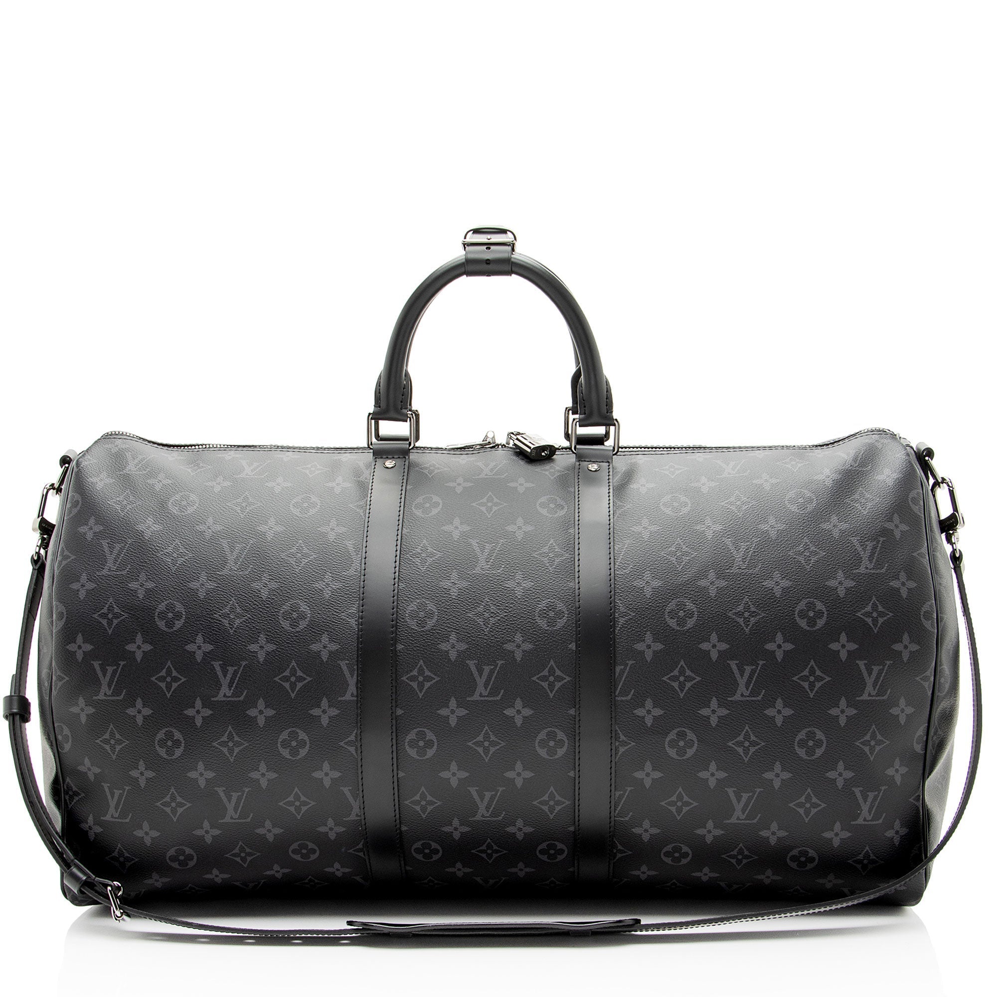 Louis Vuitton Monogram Eclipse Keepall Bandouliere 55 Duffle