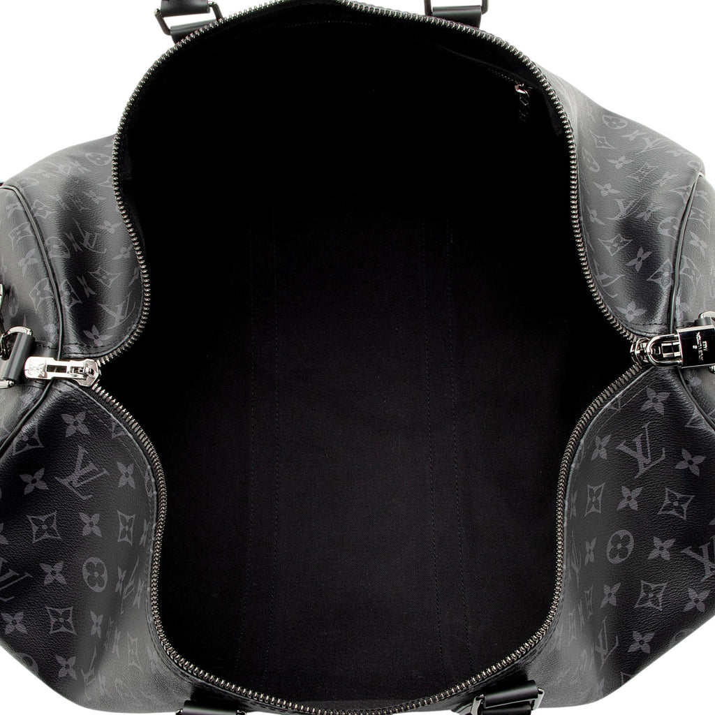 Louis Vuitton Monogram Eclipse Keepall Bandouliere 55 Duffle