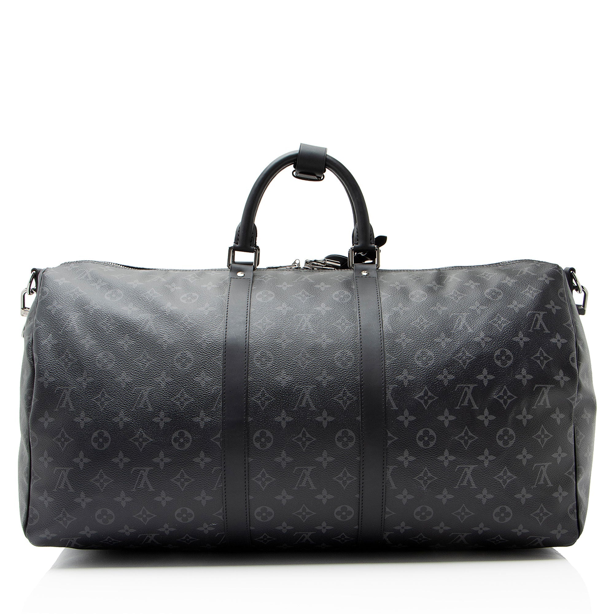 Louis Vuitton Monogram Eclipse Keepall Bandouliere 55 Duffle