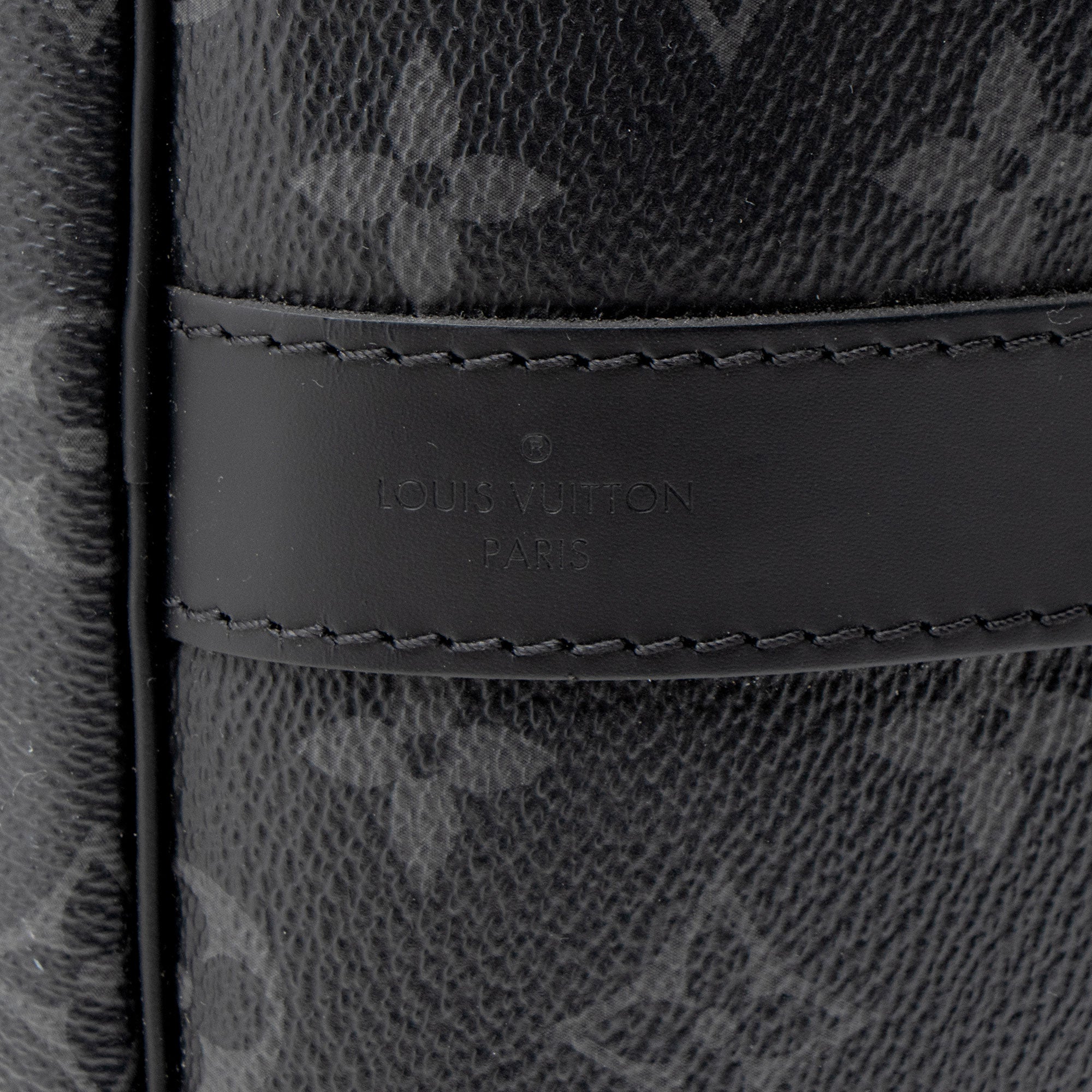 Louis Vuitton Monogram Eclipse Keepall Bandouliere 55 Duffle