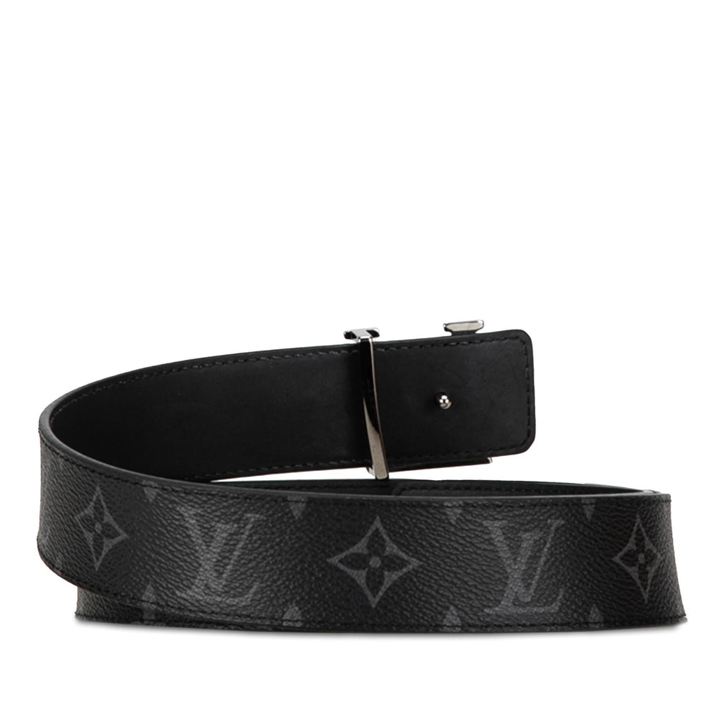 Louis Vuitton Monogram Eclipse LV Initiales Reversible Belt - 33 / 85 (SHG-9obrwS)
