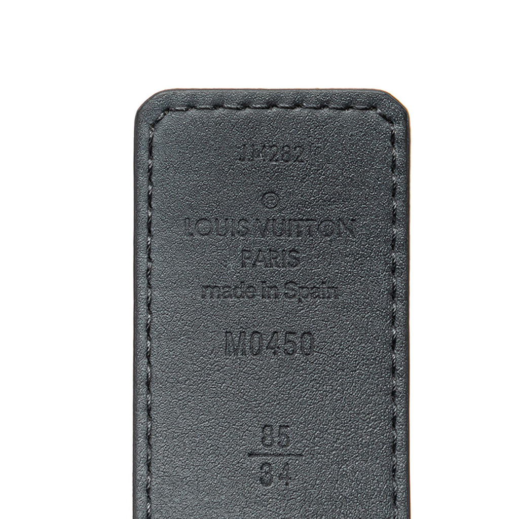 Louis Vuitton Monogram Eclipse LV Initiales Reversible Belt - 33 / 85 (SHG-9obrwS)