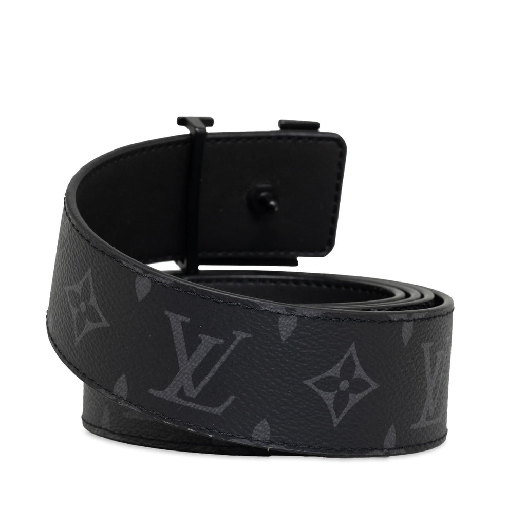 Louis Vuitton Monogram Eclipse LV Initiales Reversible Belt - 50 / 127 (SHG-YFuTJK)