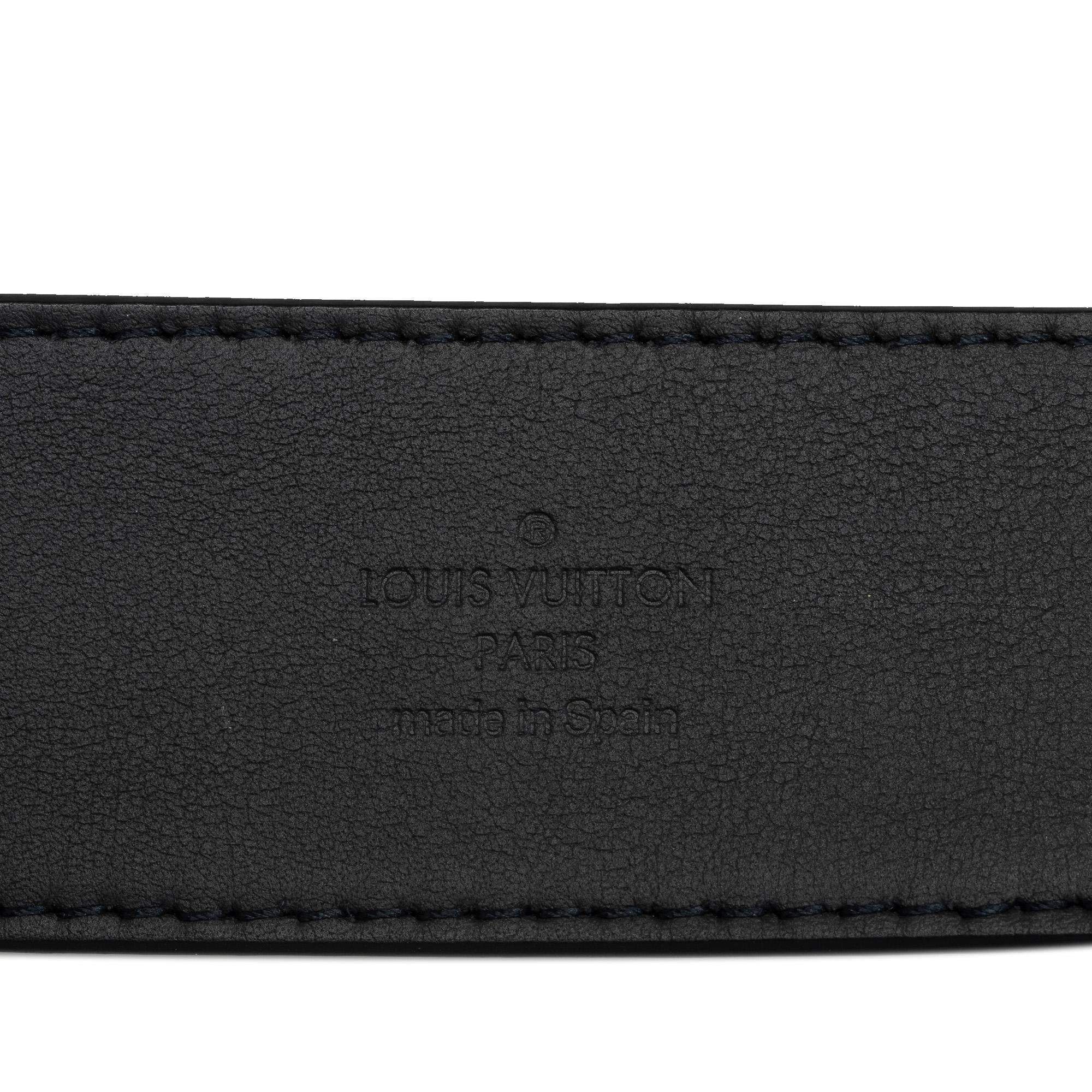 Louis Vuitton Monogram Eclipse LV Initiales Reversible Belt - 50 / 127 (SHG-YFuTJK)