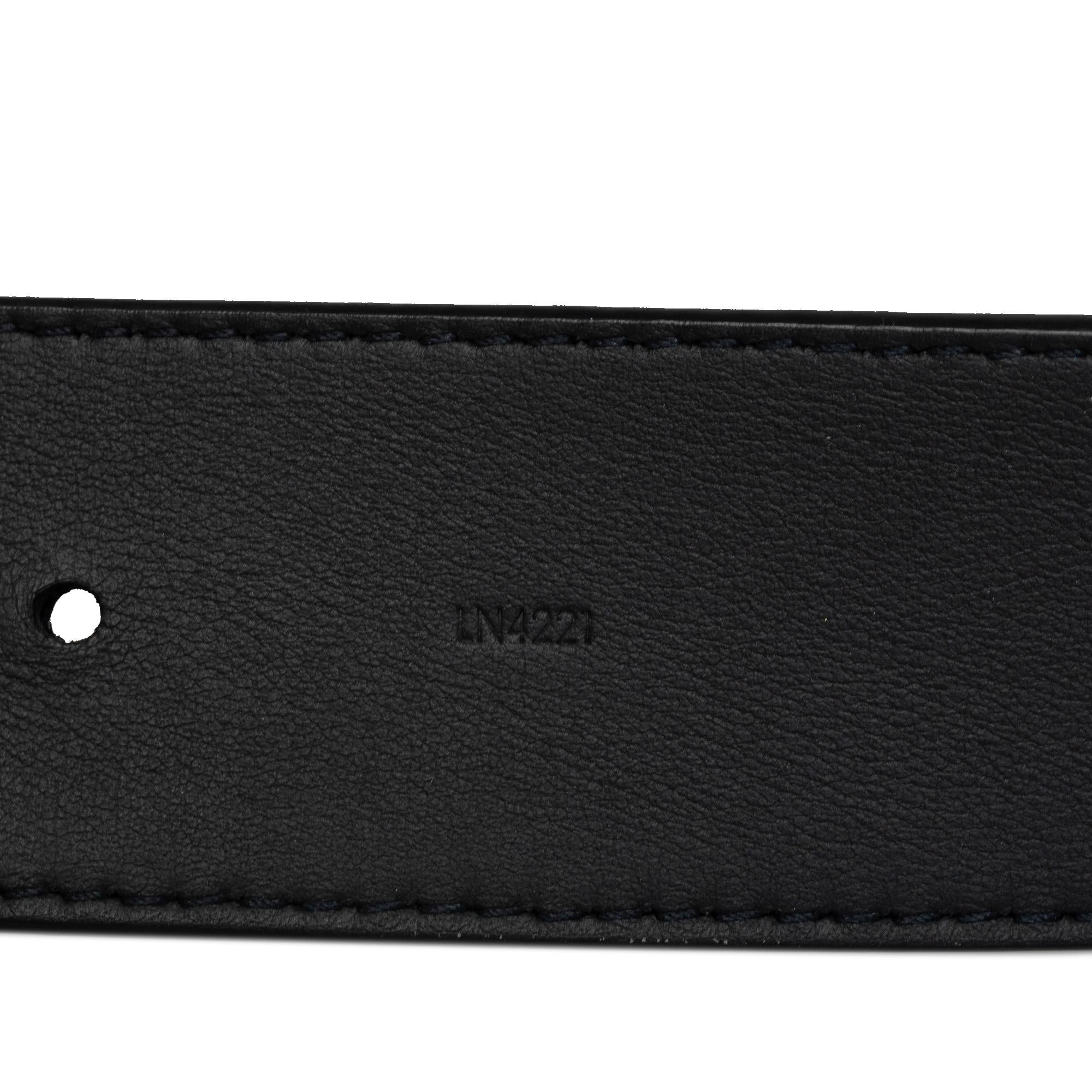 Louis Vuitton Monogram Eclipse LV Initiales Reversible Belt - 50 / 127 (SHG-YFuTJK)